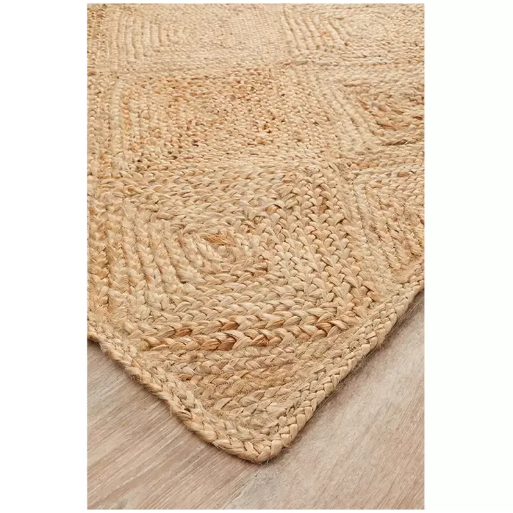 Natural Jute Rug 220 × 150cm for Living Room — image 2