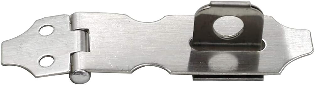 Biaungdo 2" Padlock Hasp Latch Lock Door Clasp Gate Lock Stainless Steel Silver 12 Pack — image 4