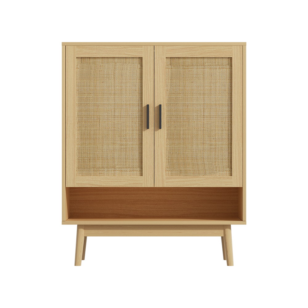Artiss Shoe Rack Cabinet Rattan 5-tier 20 Pairs Dani โ image 5