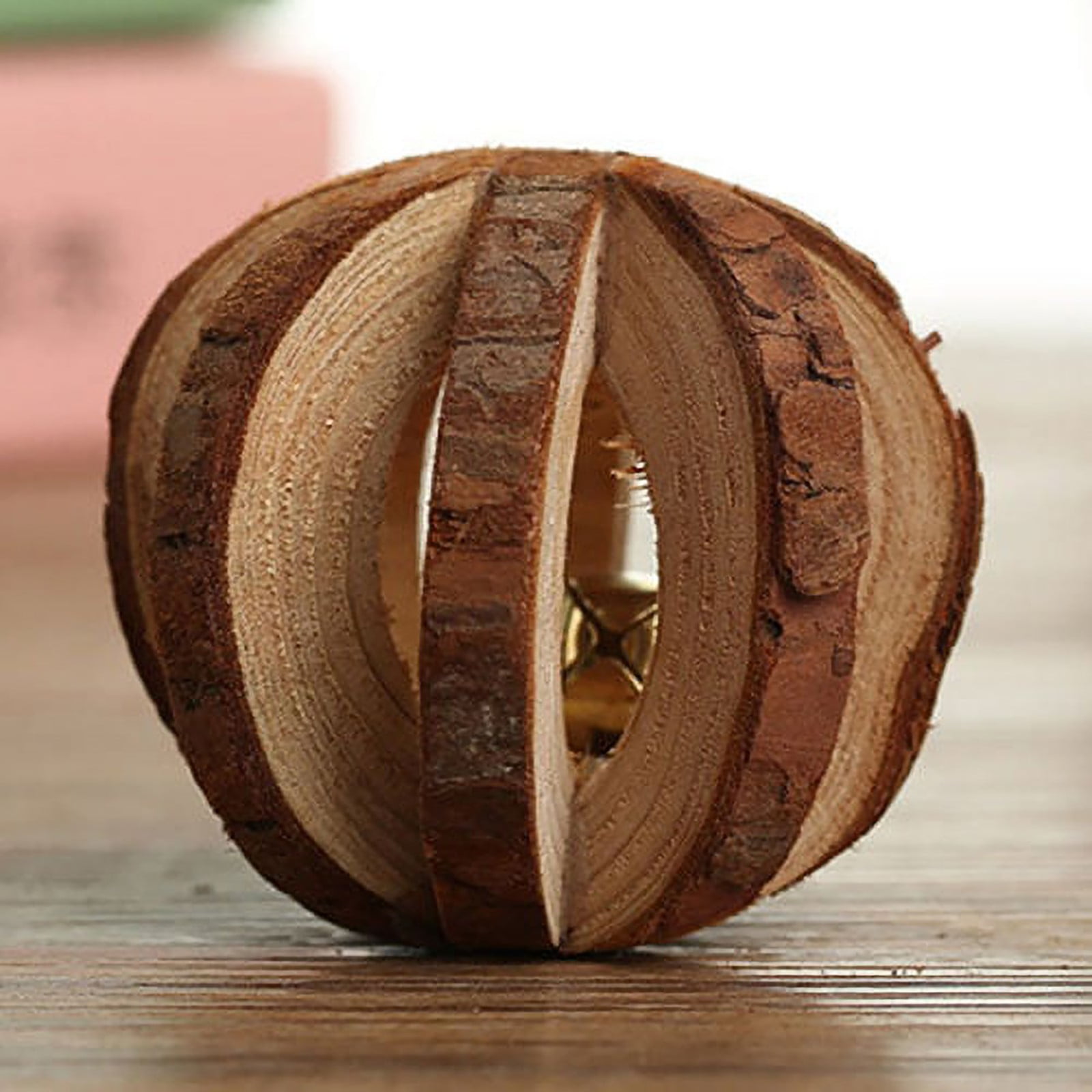 Wooden Hamster Molar Chew Toy, Natural Pine Small Pet Accessory for Guinea Pig Chinchilla Bunny Teeth Care โ image 4
