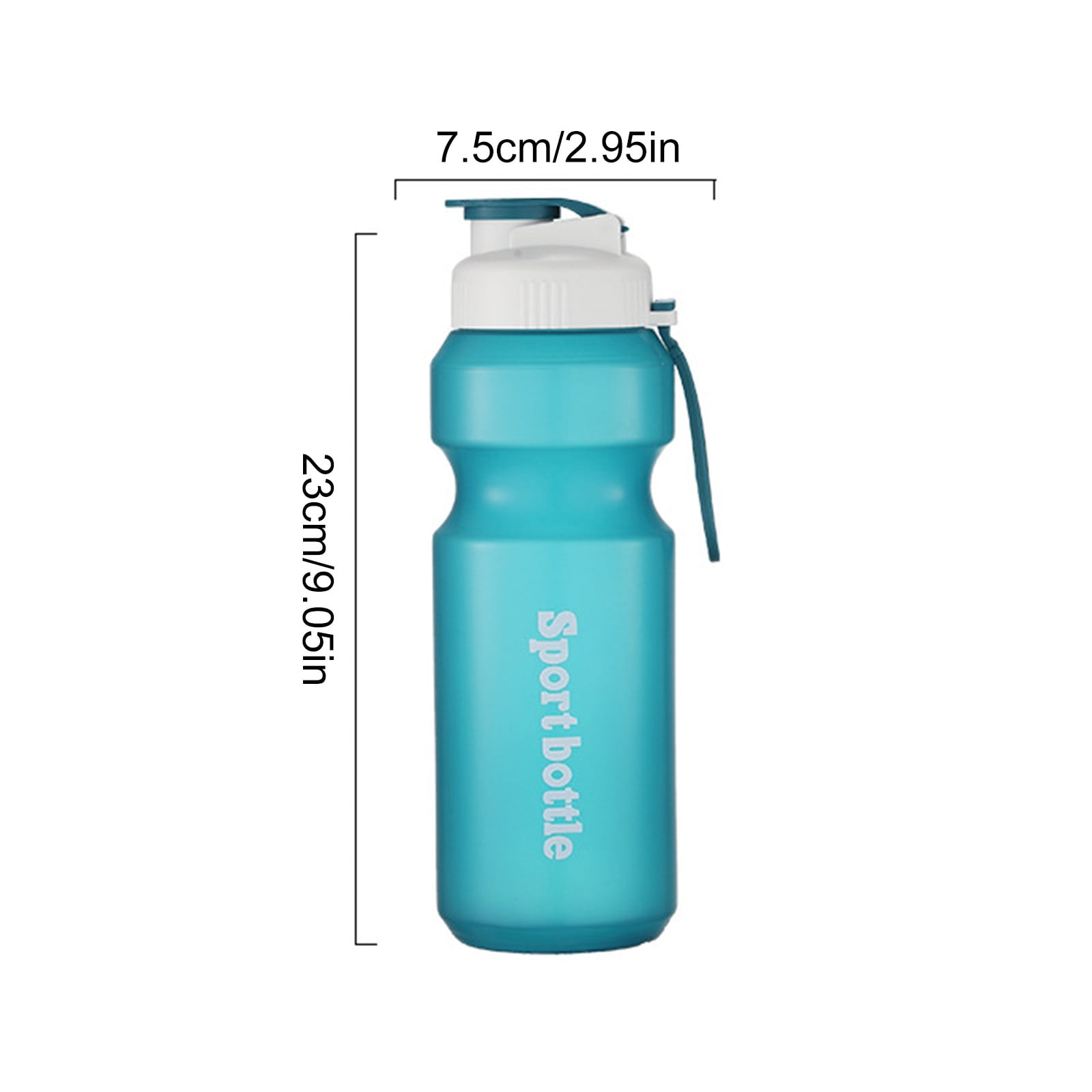 Back to School SuppliesPortable Fitness Sports Water Bottle Pp Creative Lid Snap Button Space Cup Outdoor Portable Cup B (Include: 1X Sports Water Bottle) Sale โ image 2
