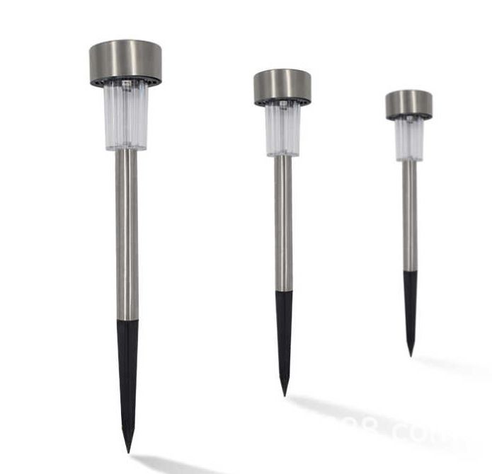 12PCS Solar Lights Outdoor Waterproof, Stainless Steel LED Landscape Lighting Outdoor Solar Lights for Outside Solar Garden Lights