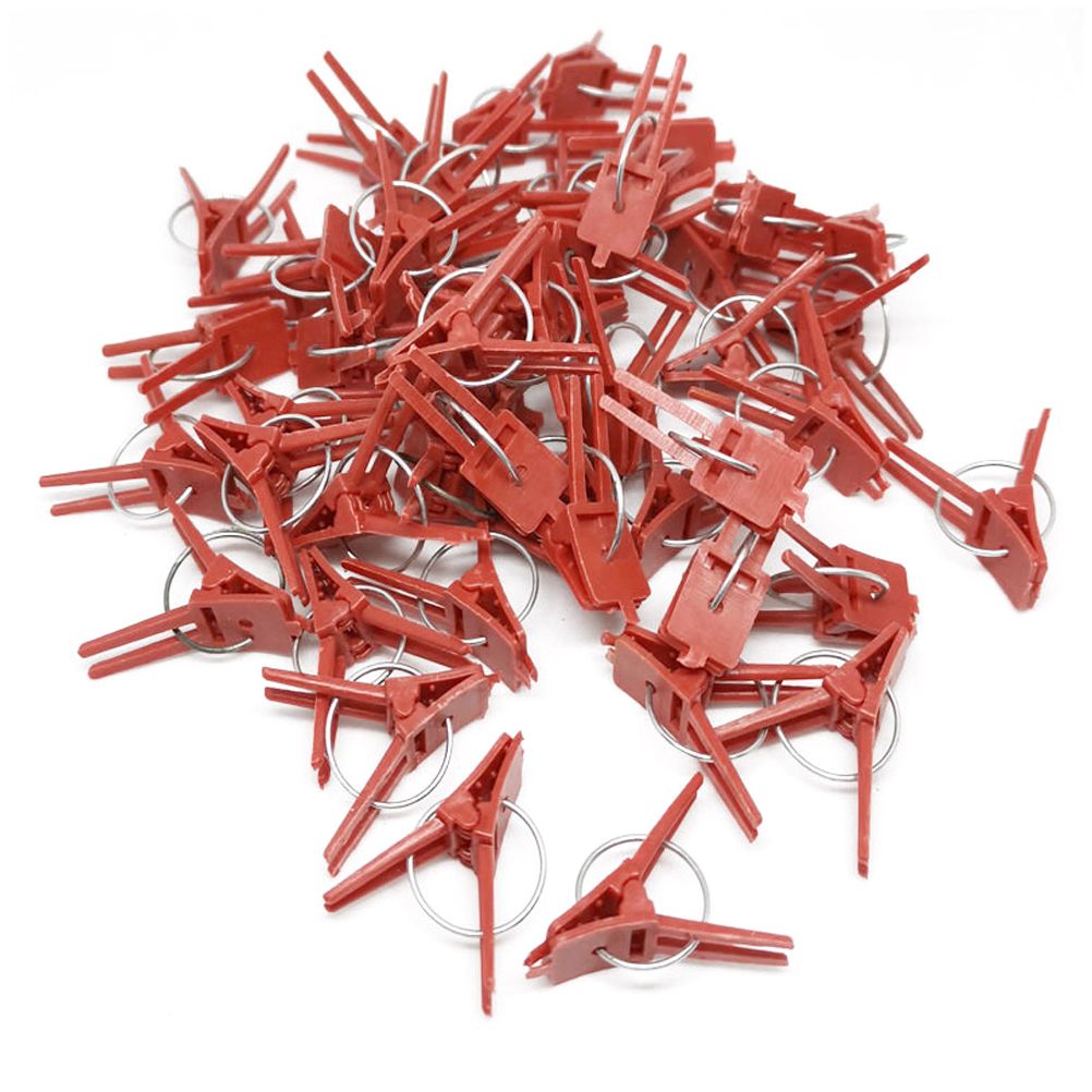 100PCS Plants Graft Clips Plastic Grafting Clips Practical Garden Plant Clips โ image 5