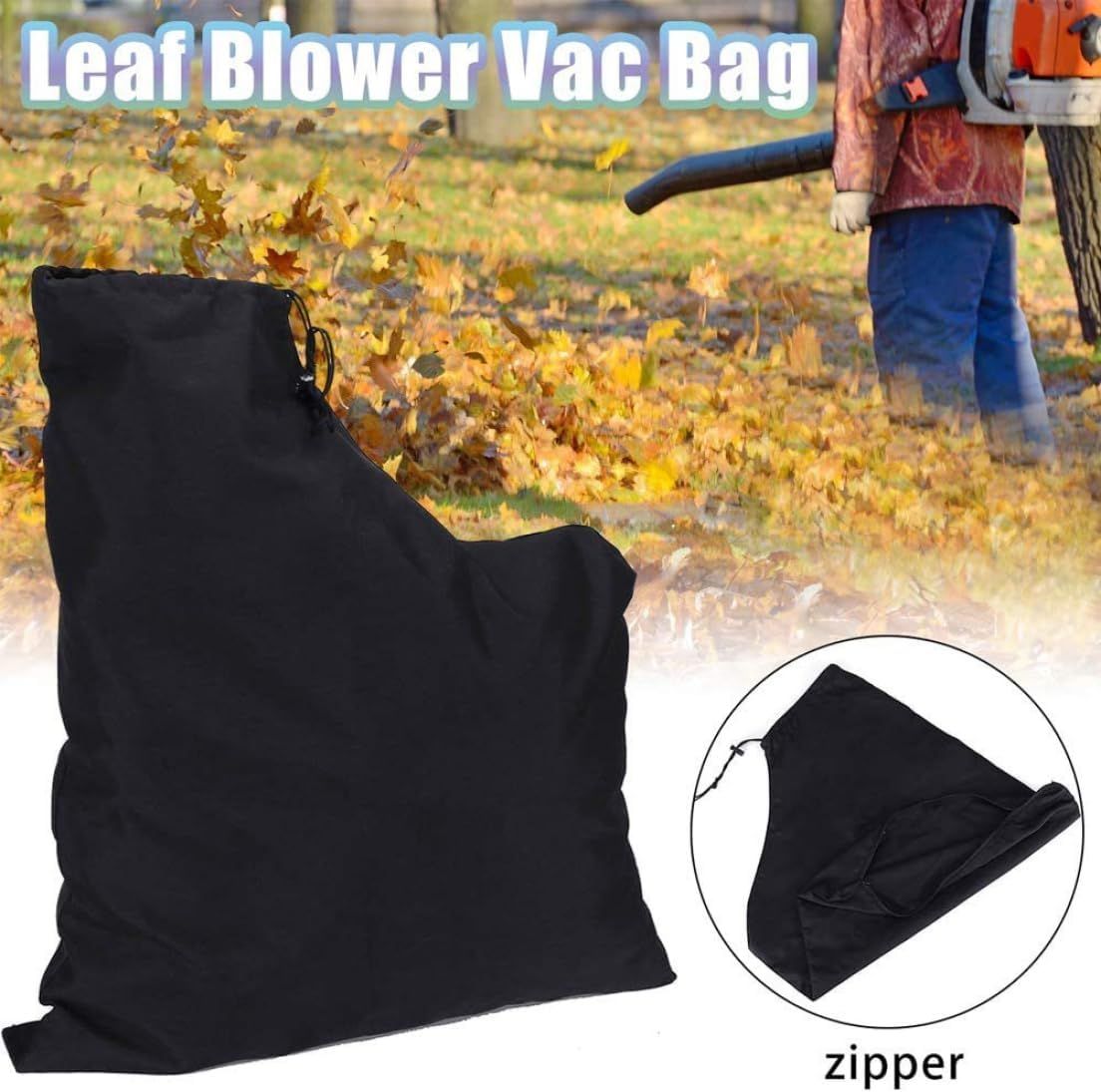 Backpack Dump Bag of Waterproof Leaf Leaves Leaf Blower and Vacuum Parts and Accessories fans collection bag is compatible