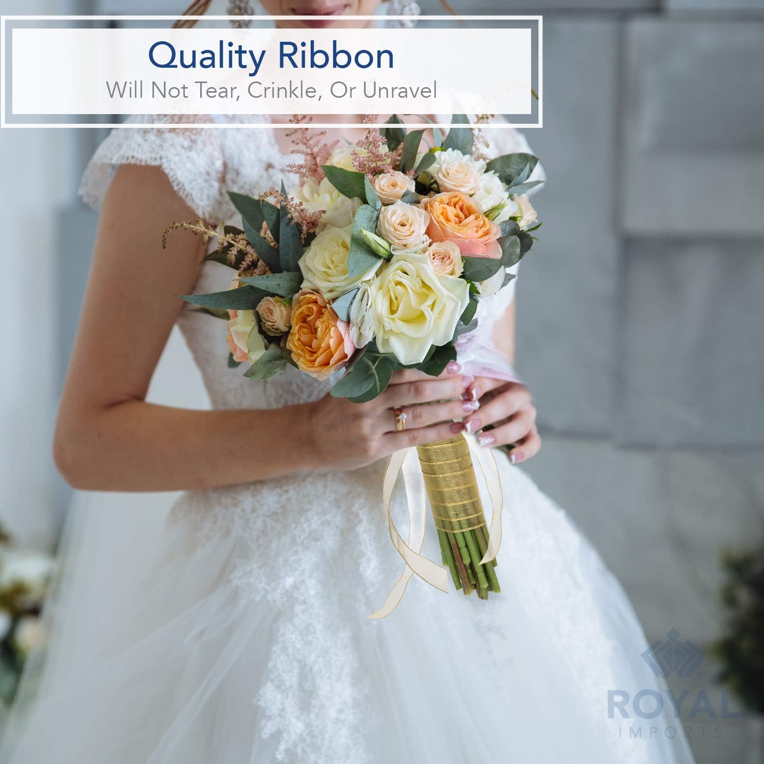 Organza Wired Sheer Ribbon 1.5" (#9) for Floral & Craft Decoration, 50 Yard Roll (150 FT Spool), Red — image 3