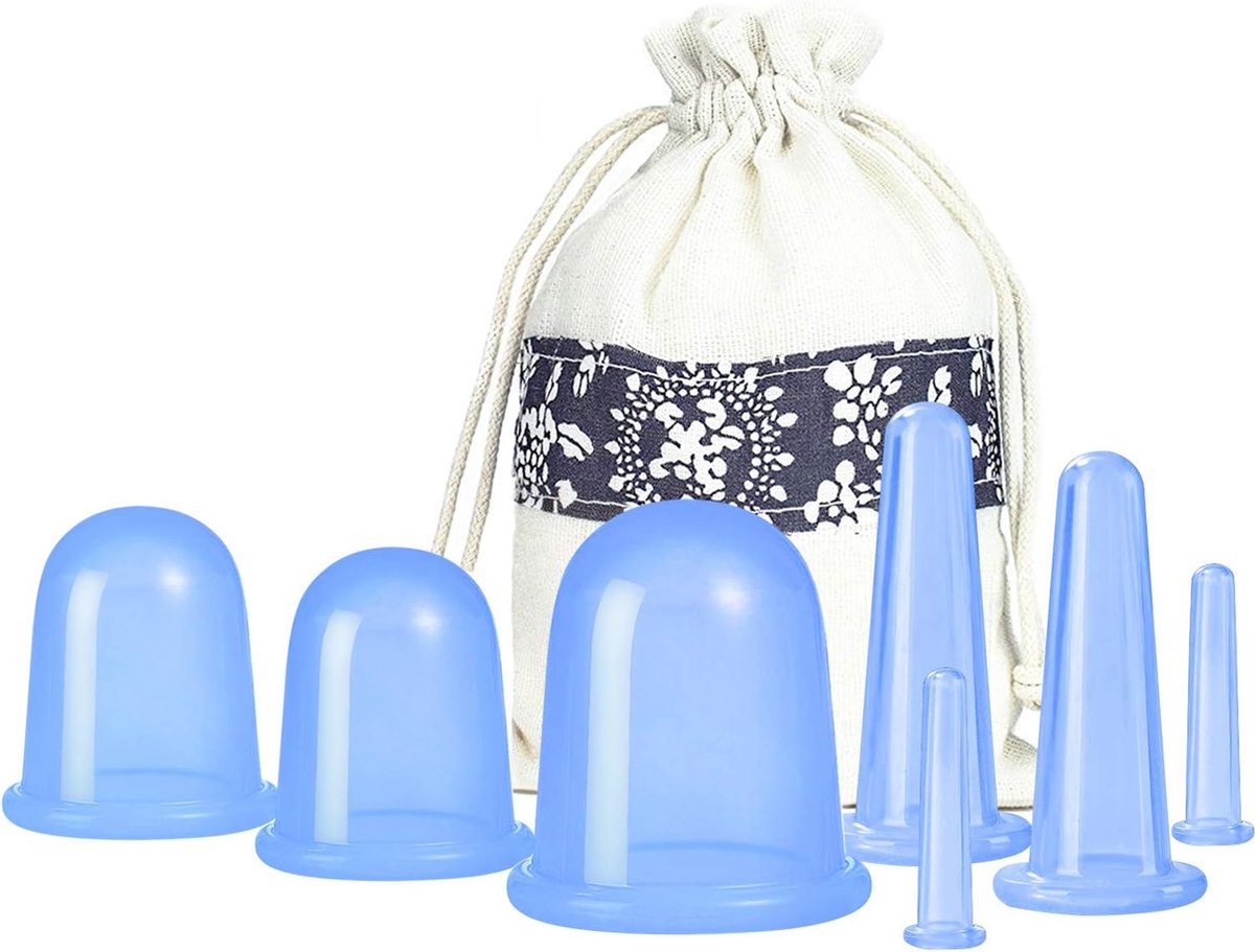 Cellulite Cups - Cupping For Cellulite - Premium Quality Cupping Set (7-Piece) - Cupping Cups - Full Body - Cupping Cups Massage - For Face, Arms And Legs