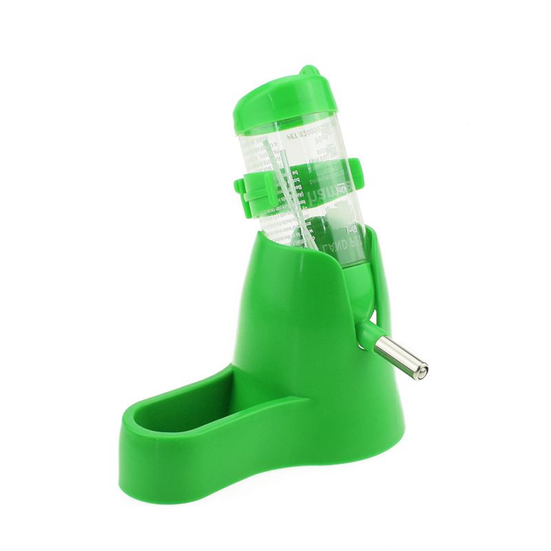 Hamster Water Bottle,Little Pet Automatic Drinking Bottle with Food Container Base Hut Hanging Water-3pcs — image 5