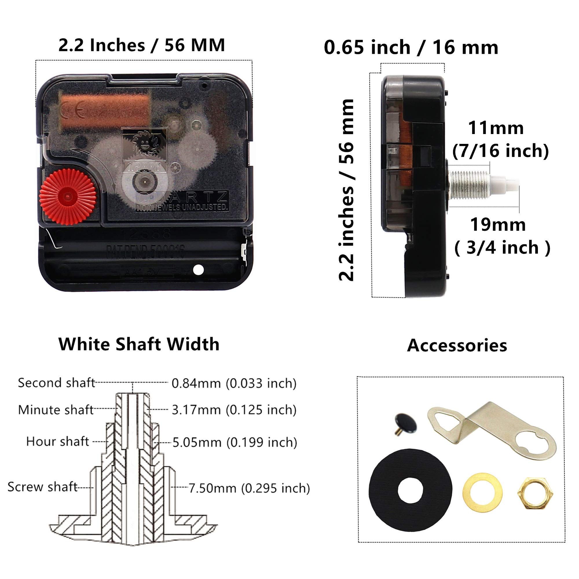 Shaft Clock Movement Wall Clock Movement Silent Scanning Silent Wall Clock Quartz Movement Accessories — image 5