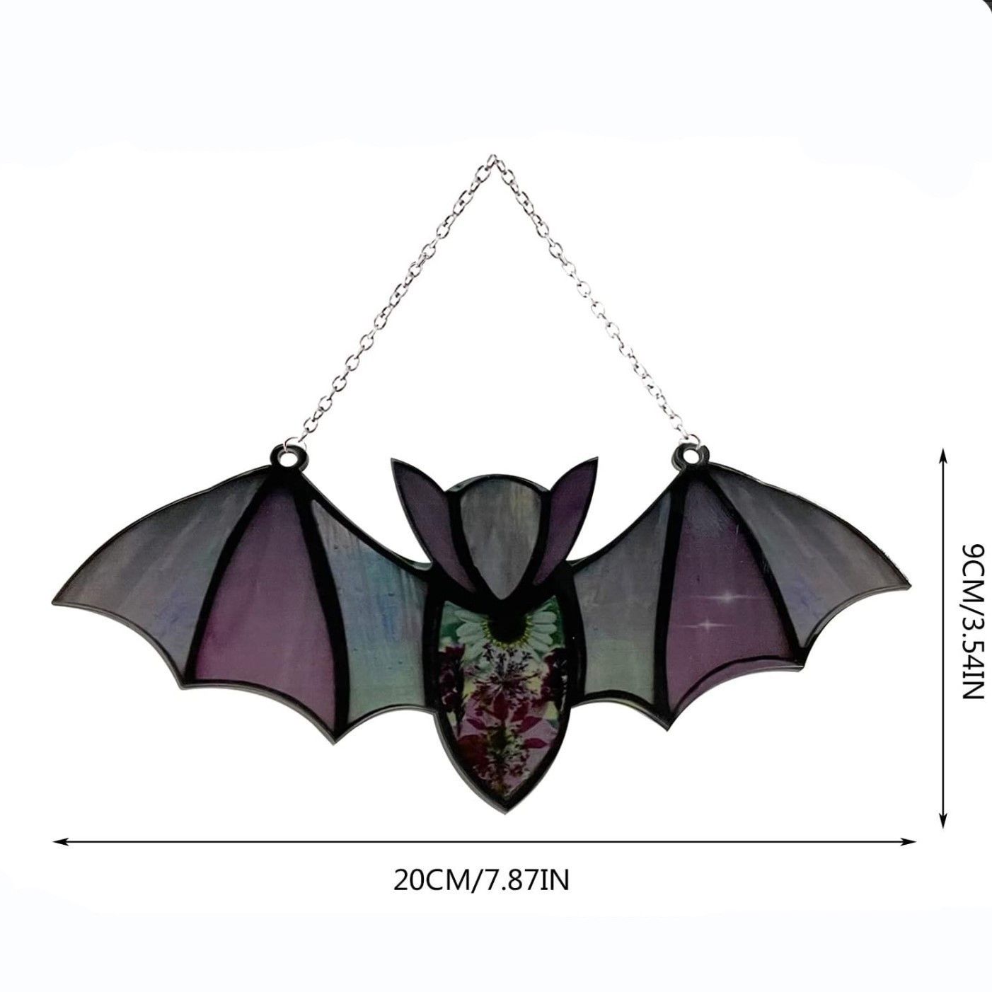 Bat Car Hanging Accessories, Cute Rear View Mirror Decor, Black Bat Car Ornaments Charm for Women, Car Interior Decorations