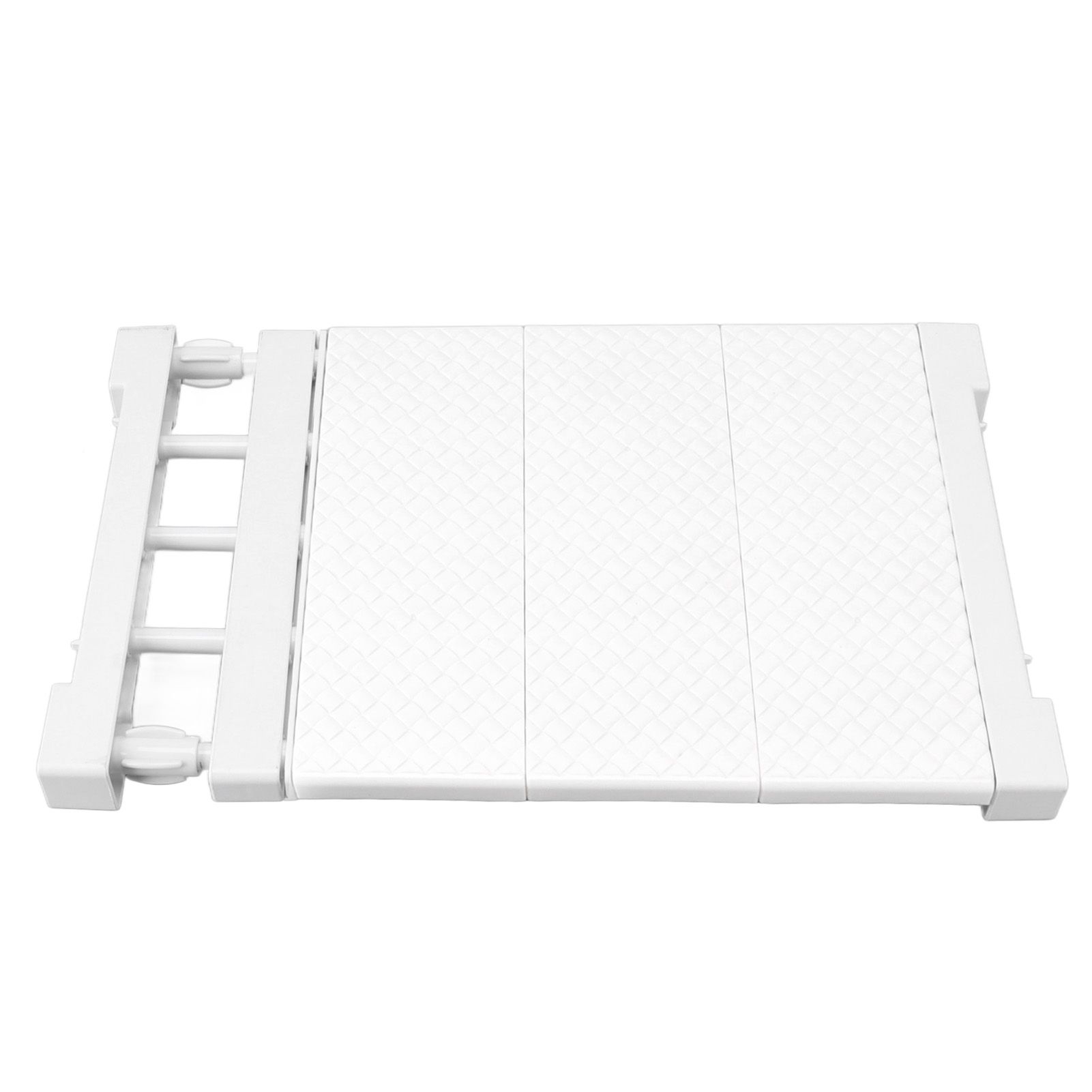 Tension Shelf Adjustable Closet Divider 24cm Width Storage Rack for Cabinet Wardrobe 38 ~ 55cm / 14.96 ~ 21.65in — image 3