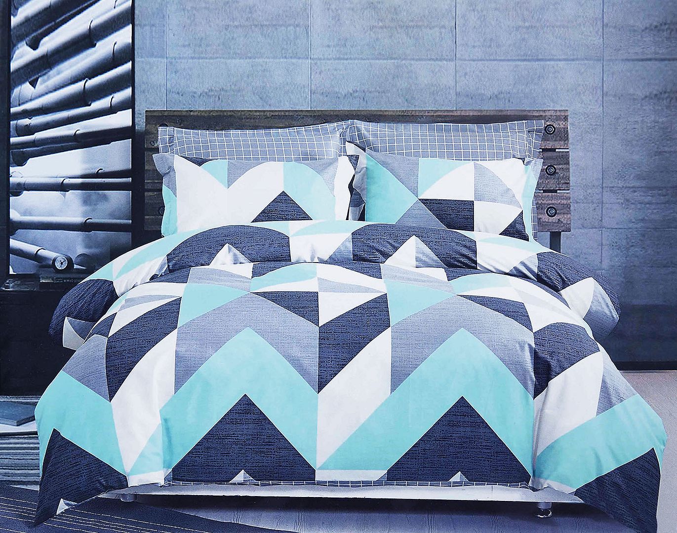 Kian Queen Size Duvet Quilt Cover Set — image 3