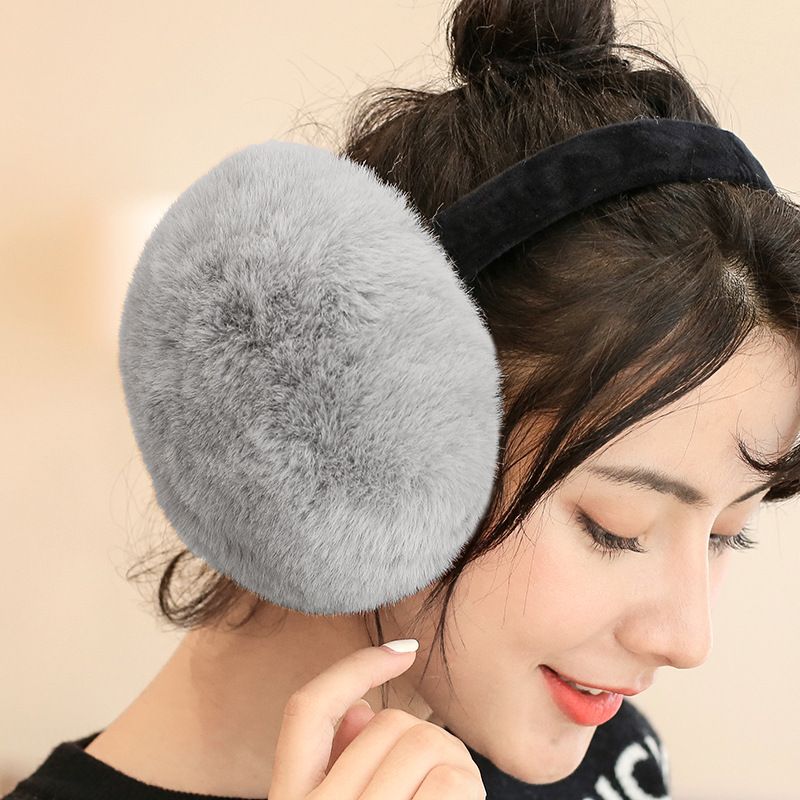 Cute Animal Earmuffs Winter Warm Outdoor Ear Covers Headband Fur Earwarmer Windproof Winter Ear Warmer （4pcs） — image 4