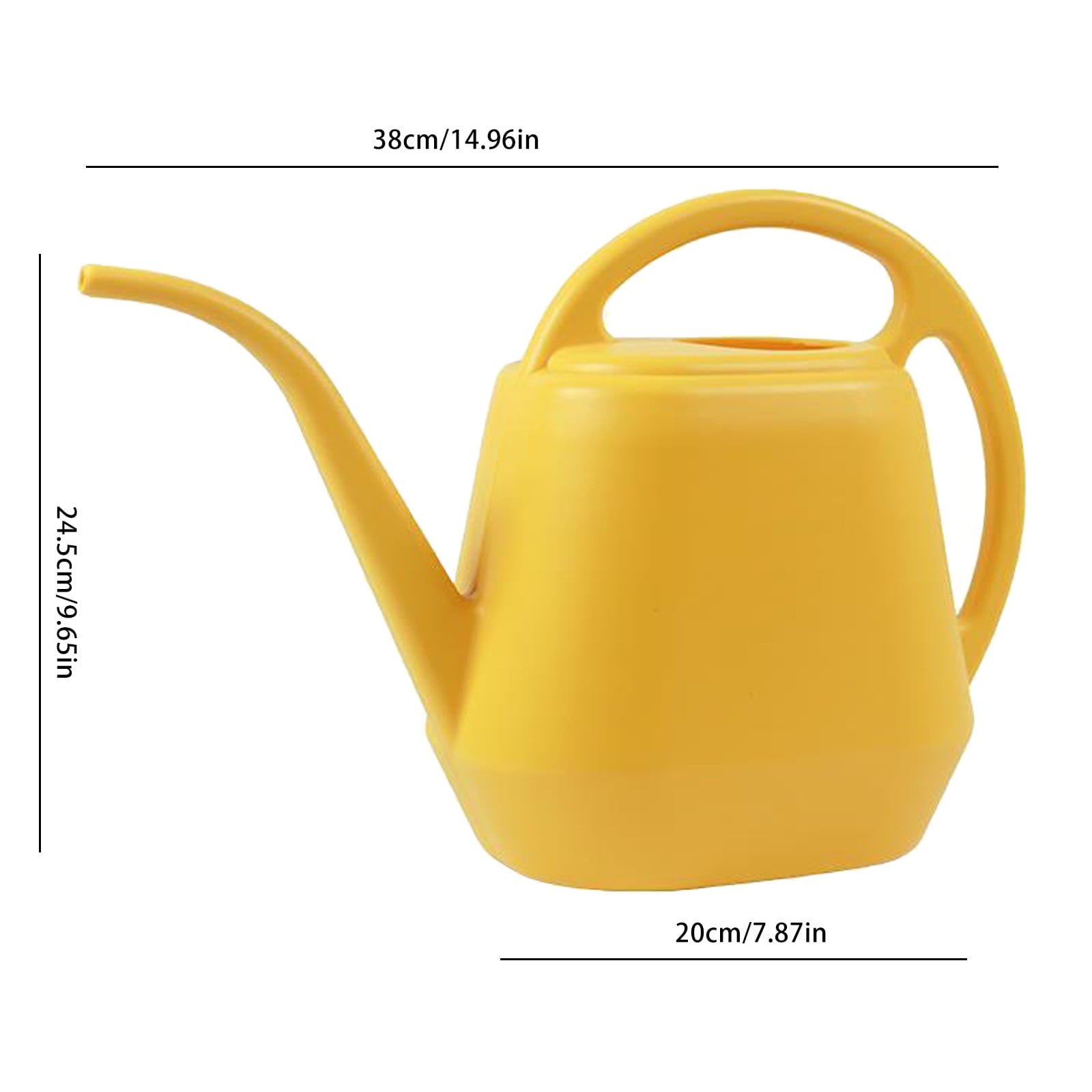 4L Large Capacity Long Spout Watering Can 4L Large Capacity Long Mouth Watering Pot Household Plastic Garden Tools Watering Pot A — image 3