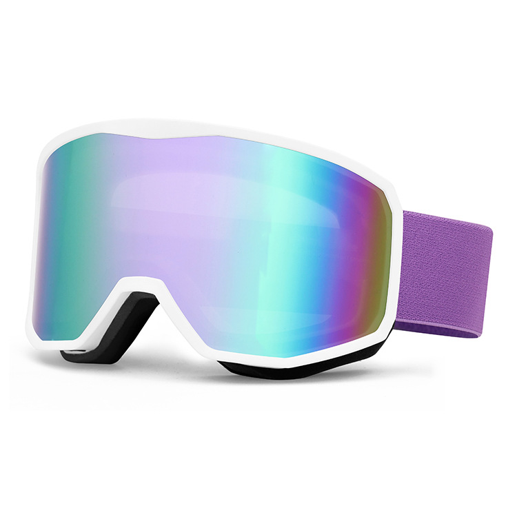 Outdoor sports products, Winter skiing anti UV card myopia cylindrical double-layer anti fog skiing goggles