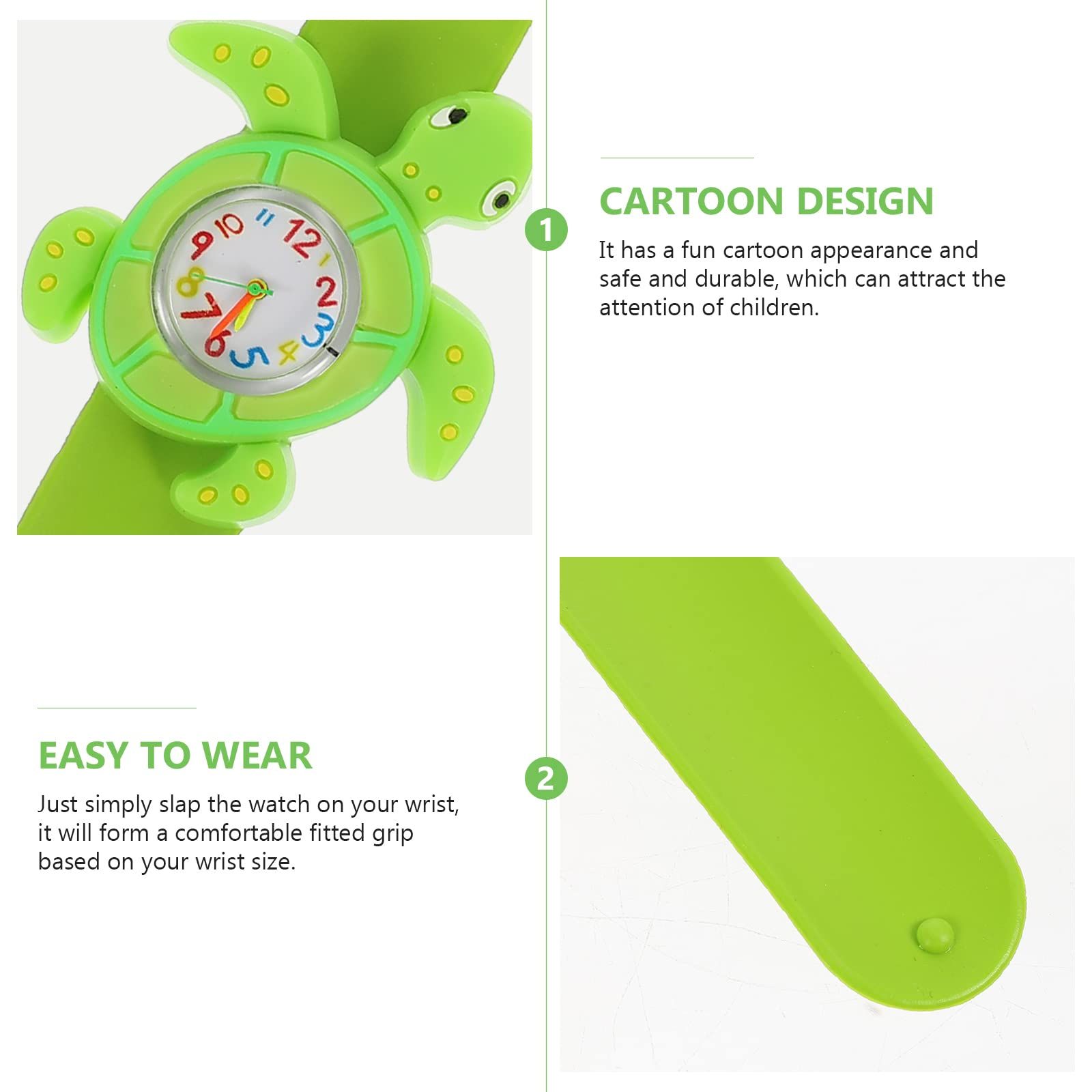 Fashion Sports Cartoon Animal Silicone Bracelet Watch Men's and Women's Quartz Watch Objects Children's Watch Patting Watch โ image 2