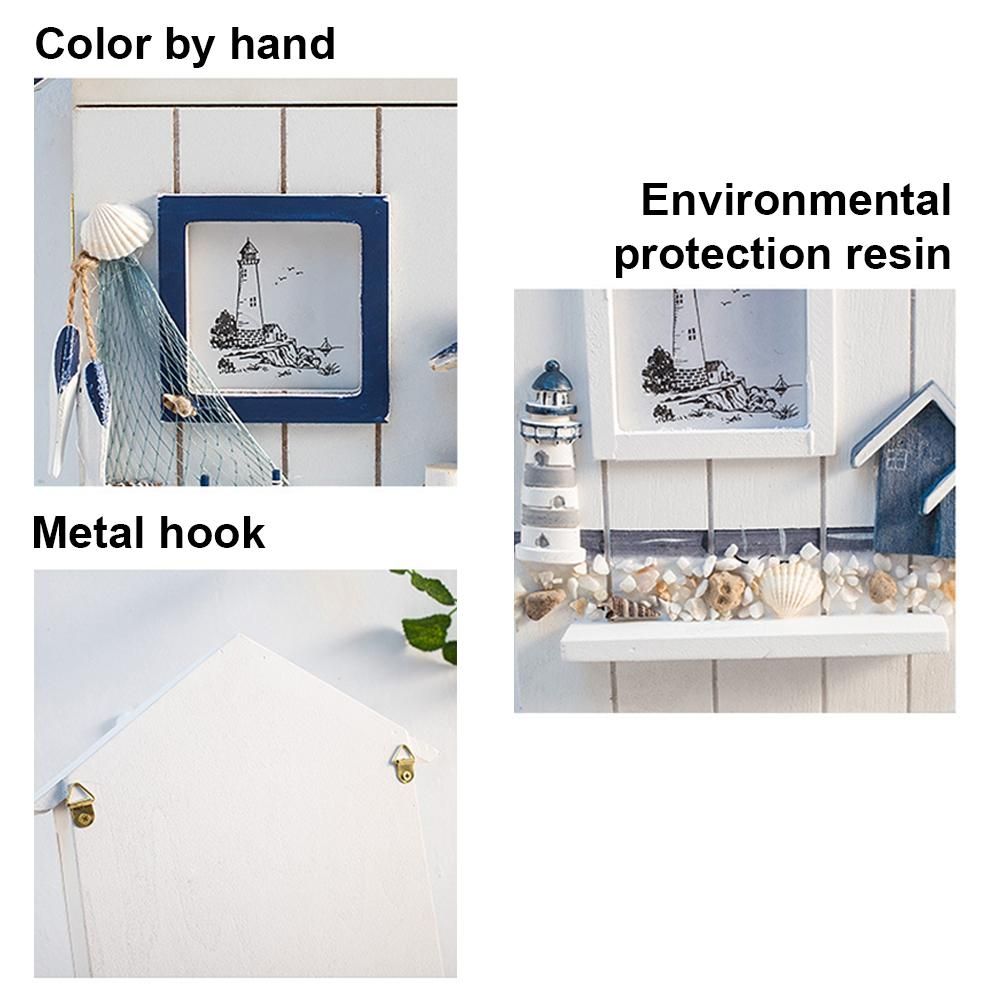 Wood Keys Box Wall Mounted Sundries Holders Practical Convenient Key Holder Storage Box Cabinet โ image 2