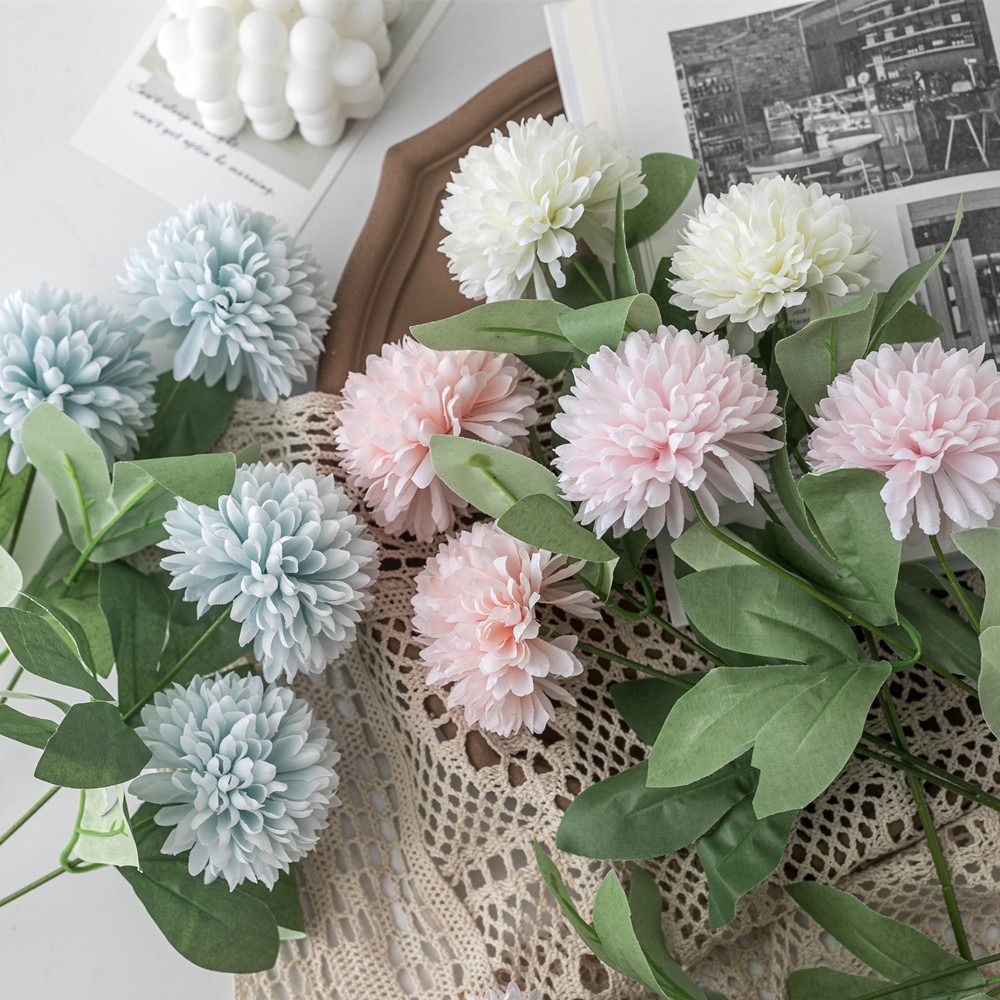 Artificial Hydrangea, Pink Sweet Decor, 7 Pack — image 6