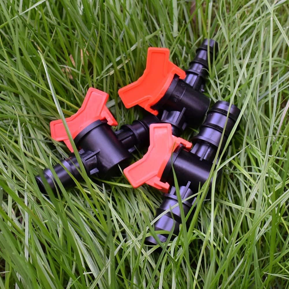 5/8" Drip Irrigation Switch Valve, Barbed Ball Valve for Garden Drip Irrigation Aquarium(3 Pcs) — image 2