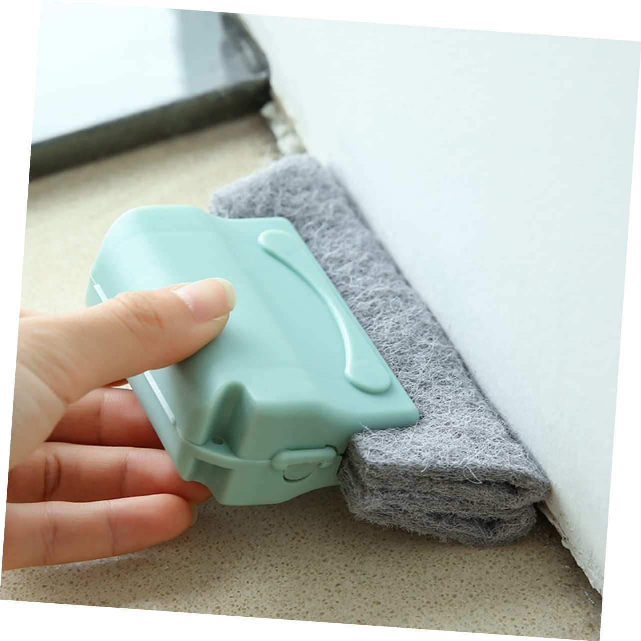 2pcs Clean Brush Window Cleaner Tools Kitchen Brush Small Brush Tools Dust Cleaning Brush Crevice Gap Cleaning Brush Door — image 3