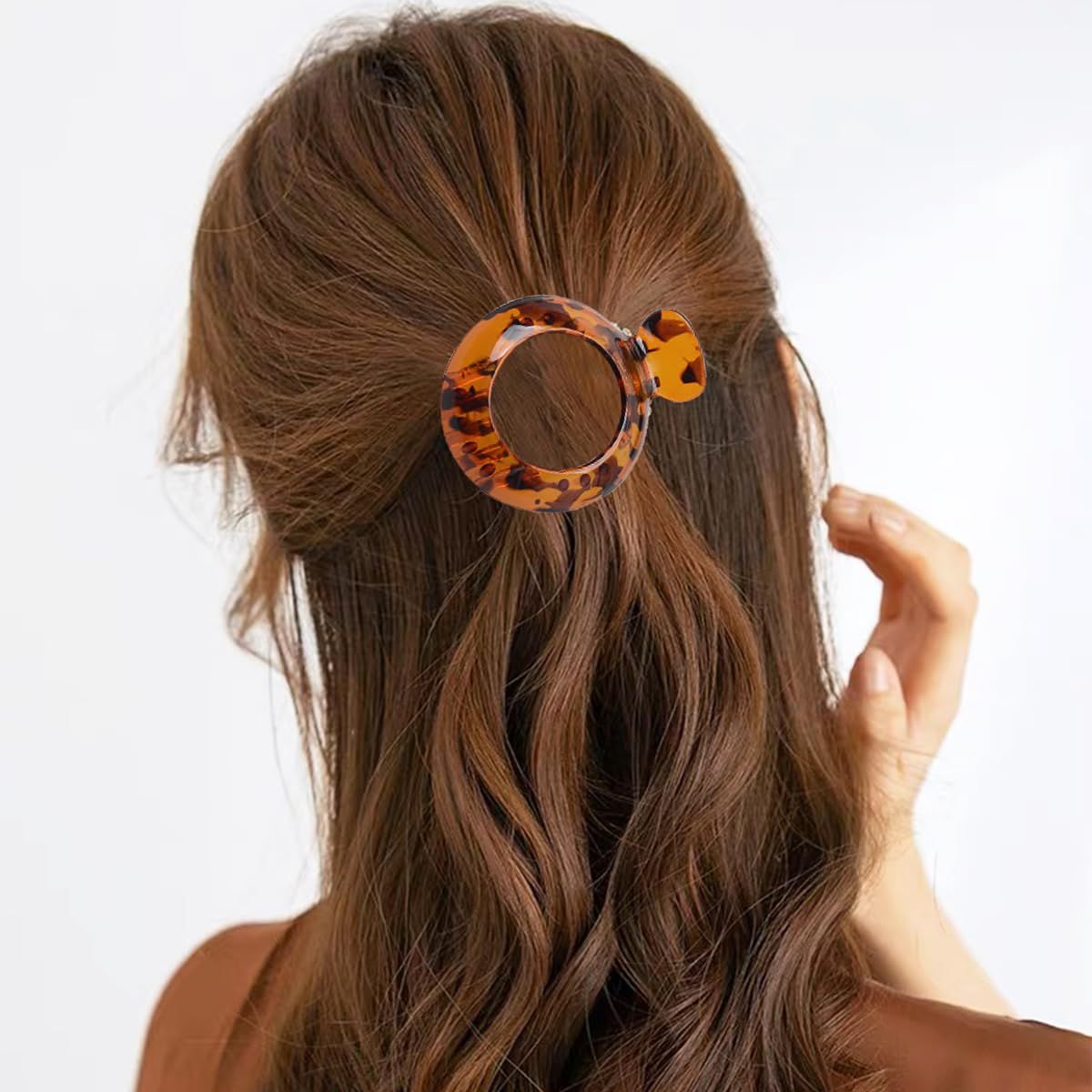 4 PCS Small Flat Hair Clips for Thin Hair Non-slip Hair Catch Jaw Clamp, Resilient Spring Action Perfect Everyday Accessory Clamps Hair Accessories for Women — image 3
