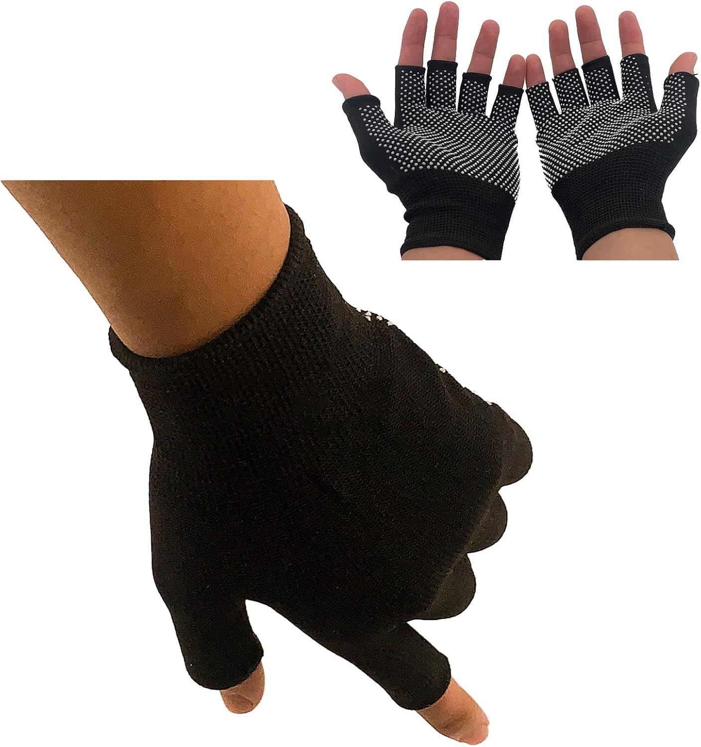 Summer Touchscreen Gloves for Women and Men, Anti-Slip Light Weight Half-Finger Gloves for Hiking, Warm Glove Cycling Driving, Cold Weather, Running, Outdoor
