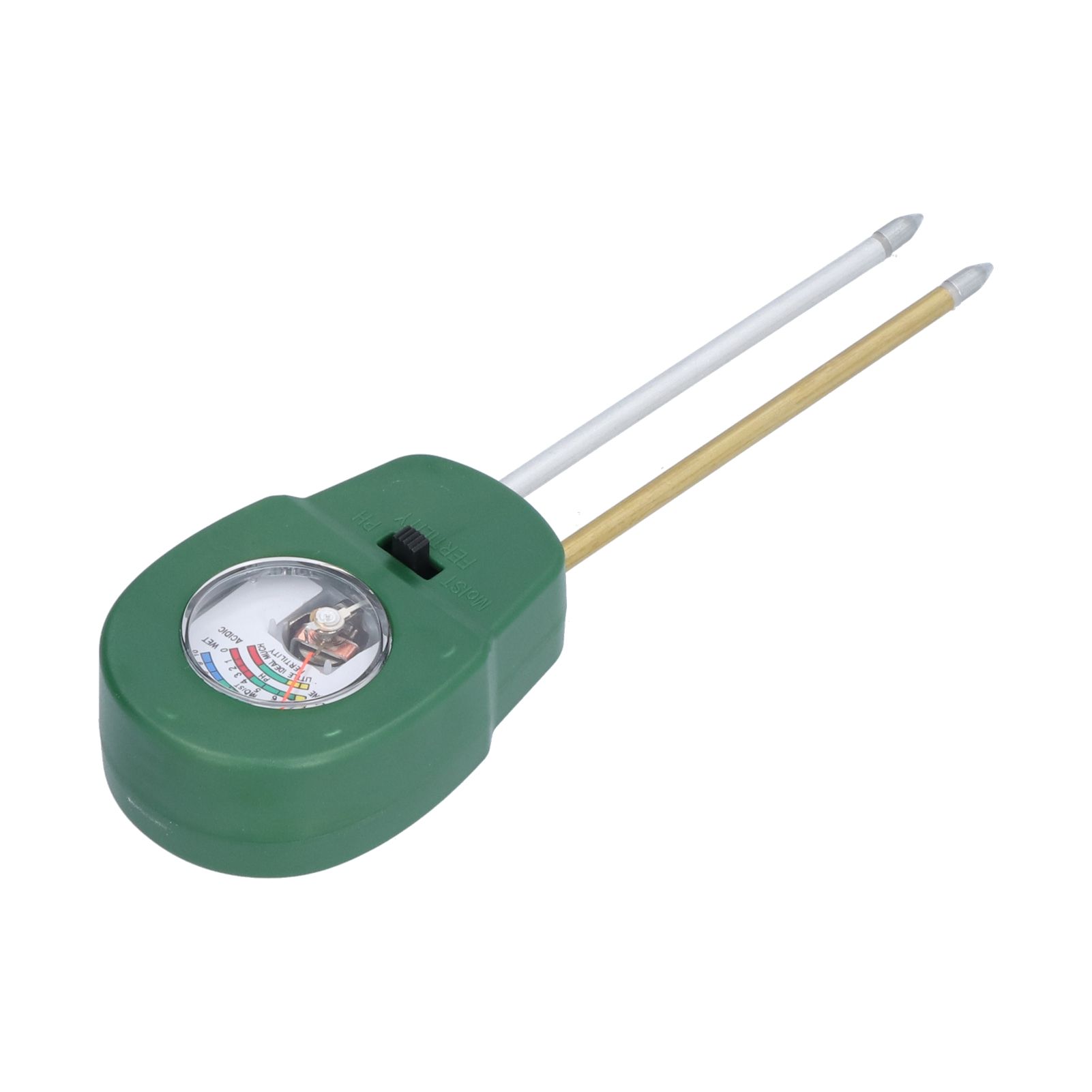3 In 1 Soil Moisture Meter 2 Needles Adjustable PH Value Fertility Soil Test Tool for Garden Courtyard Outdoor — image 6
