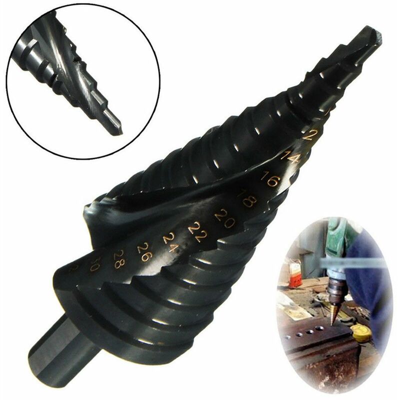 HSS Step Drill Conical Metal Drill Bit 4-32mm for Screwdriver on Steel Wood Plastic — image 5