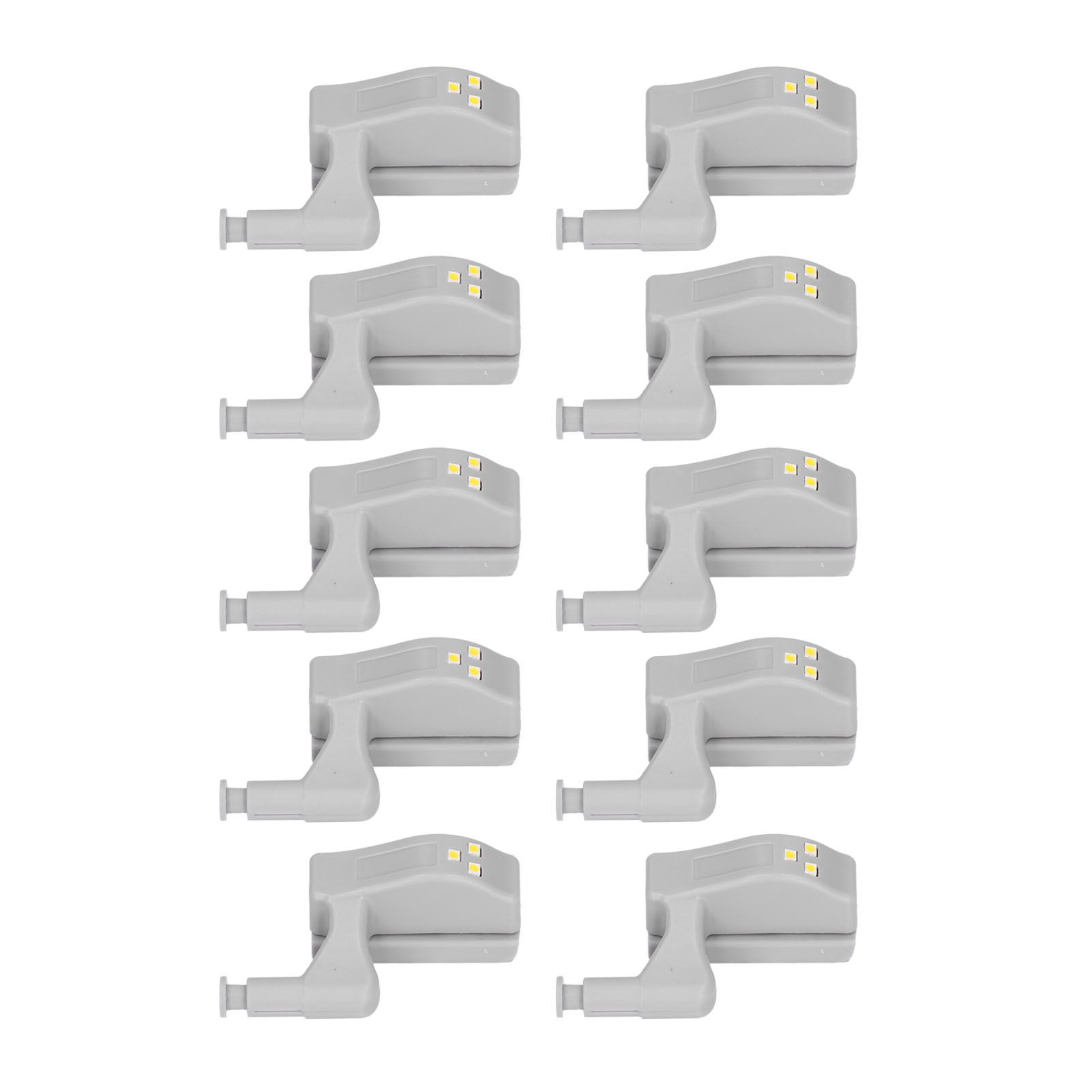 10pcs LED Cabinet Inner Hinge Sensor Light Bedroom Closet Wardrobe Cupboard Night Light โ image 4