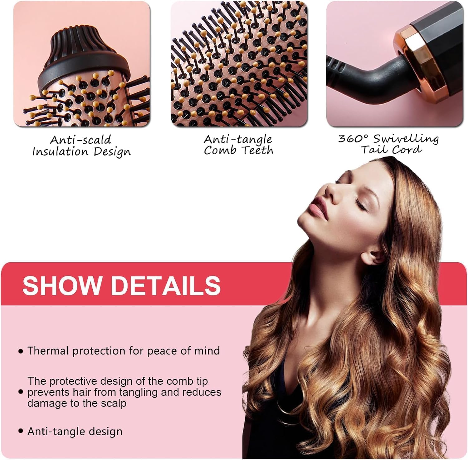 Automatic Curling Iron Hair Styler - Black — image 6