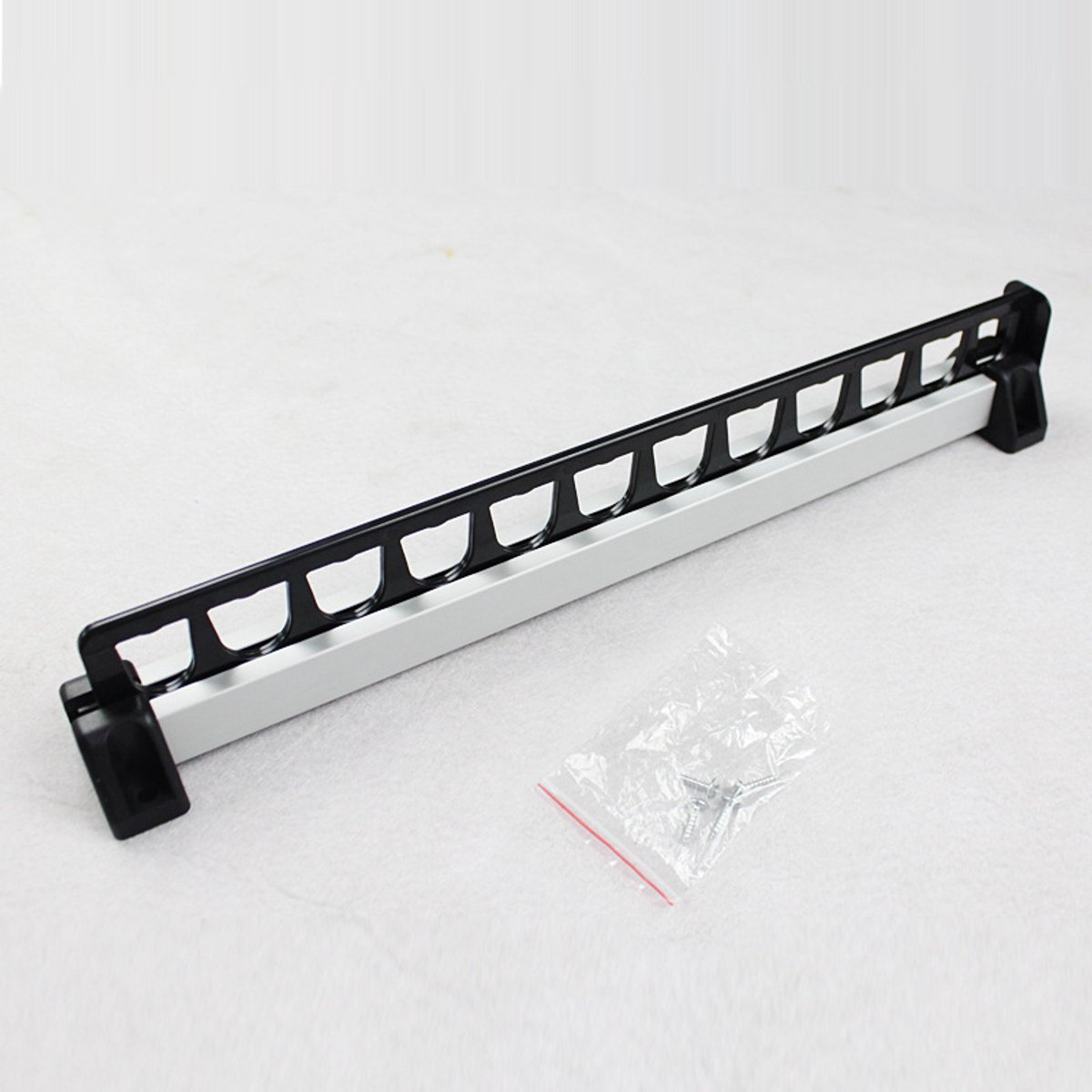 Clothes Hanger - 1 Piece - Hanger - Hanging Hooks - 315mm - Extendable - Pull Out Closet Wardrobe Rail Organizer Metal - For 12 Hangers Pack - Black — image 4