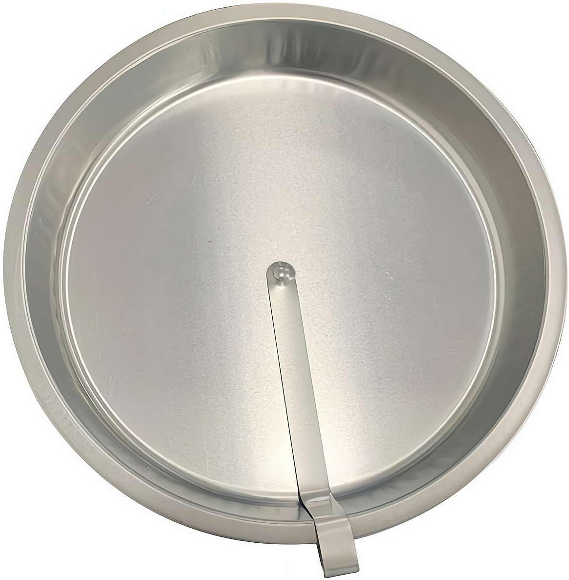 2pcs Easy Out Cake Pan with Quick Release Lever, Non-Stick Stainless Steel Baking Pan for Cheesecake, Oven-Safe for Beginners(25 × 25 × 3.5cm)