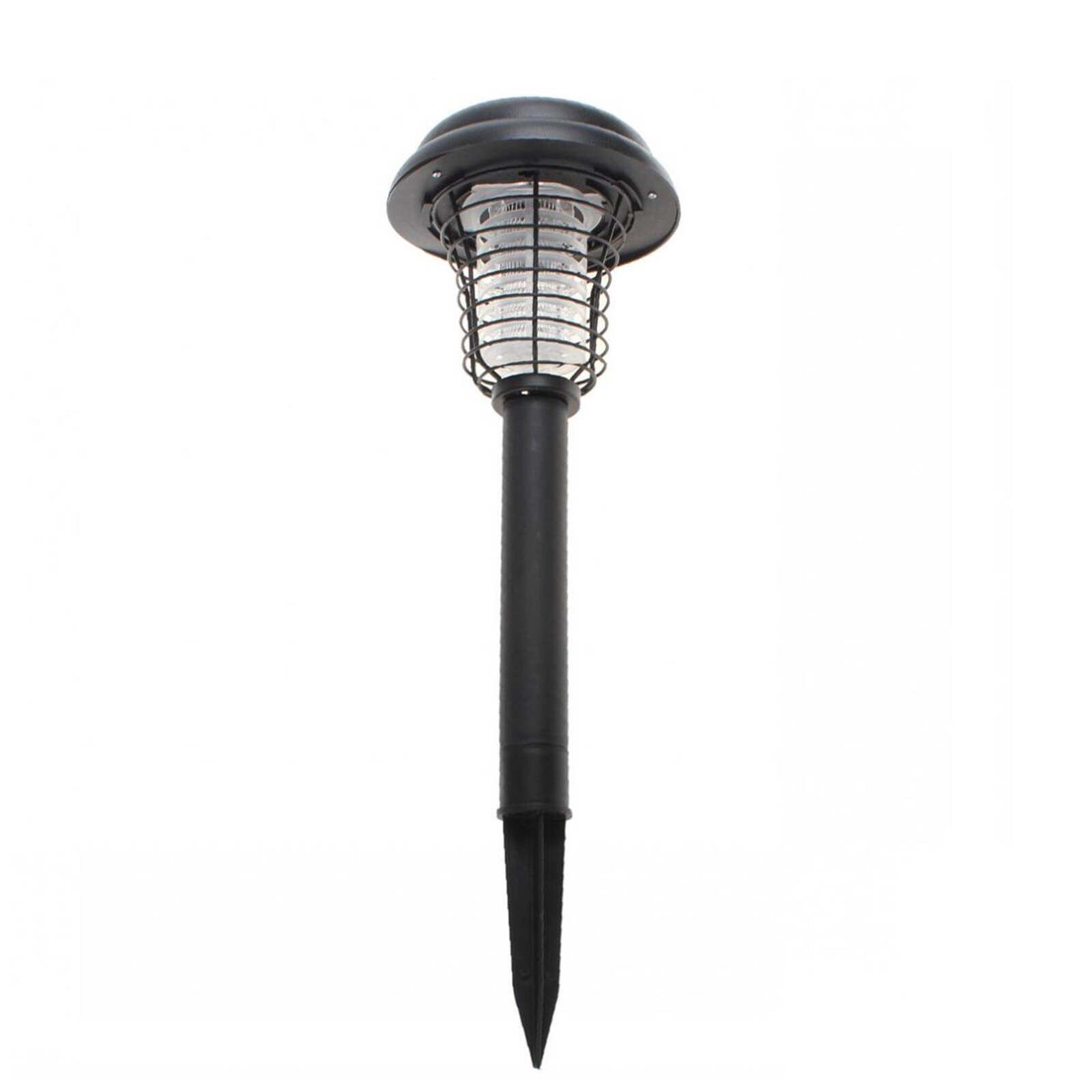 Solar Mosquito Killer Lamp, Wireless Rechargeable Outdoor Bug Zapper, 1 Piece, Black