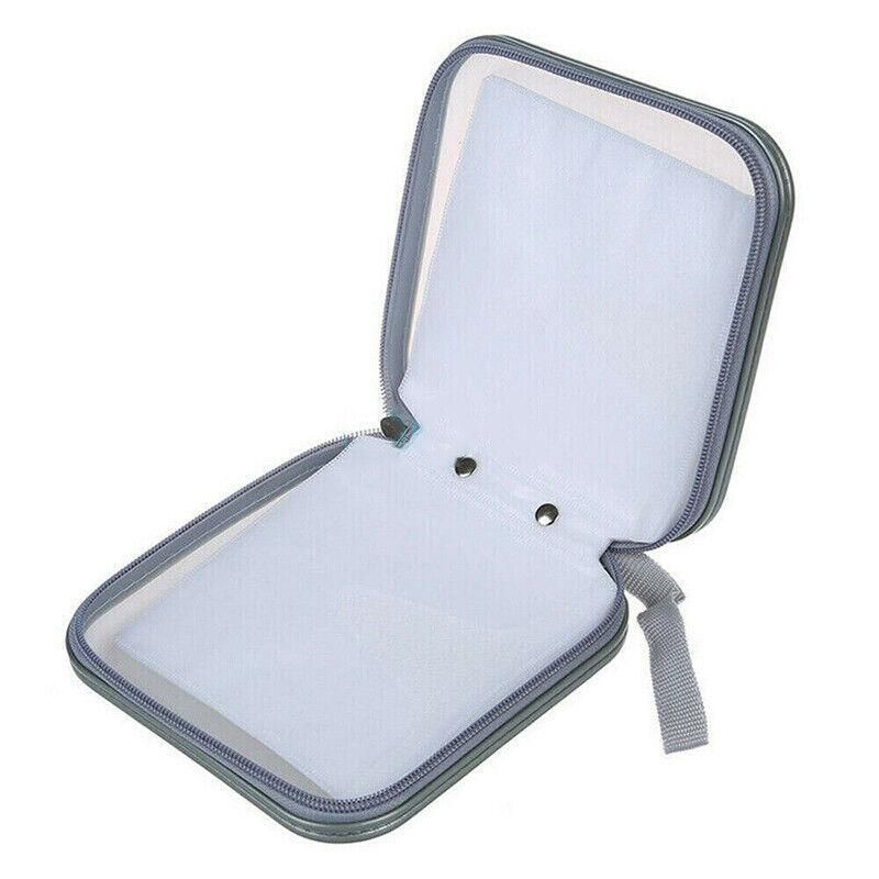 40-Disc CD DVD Wallet Case Portable Car Storage Holder Sleeve Carry Pouch - Blue โ image 6