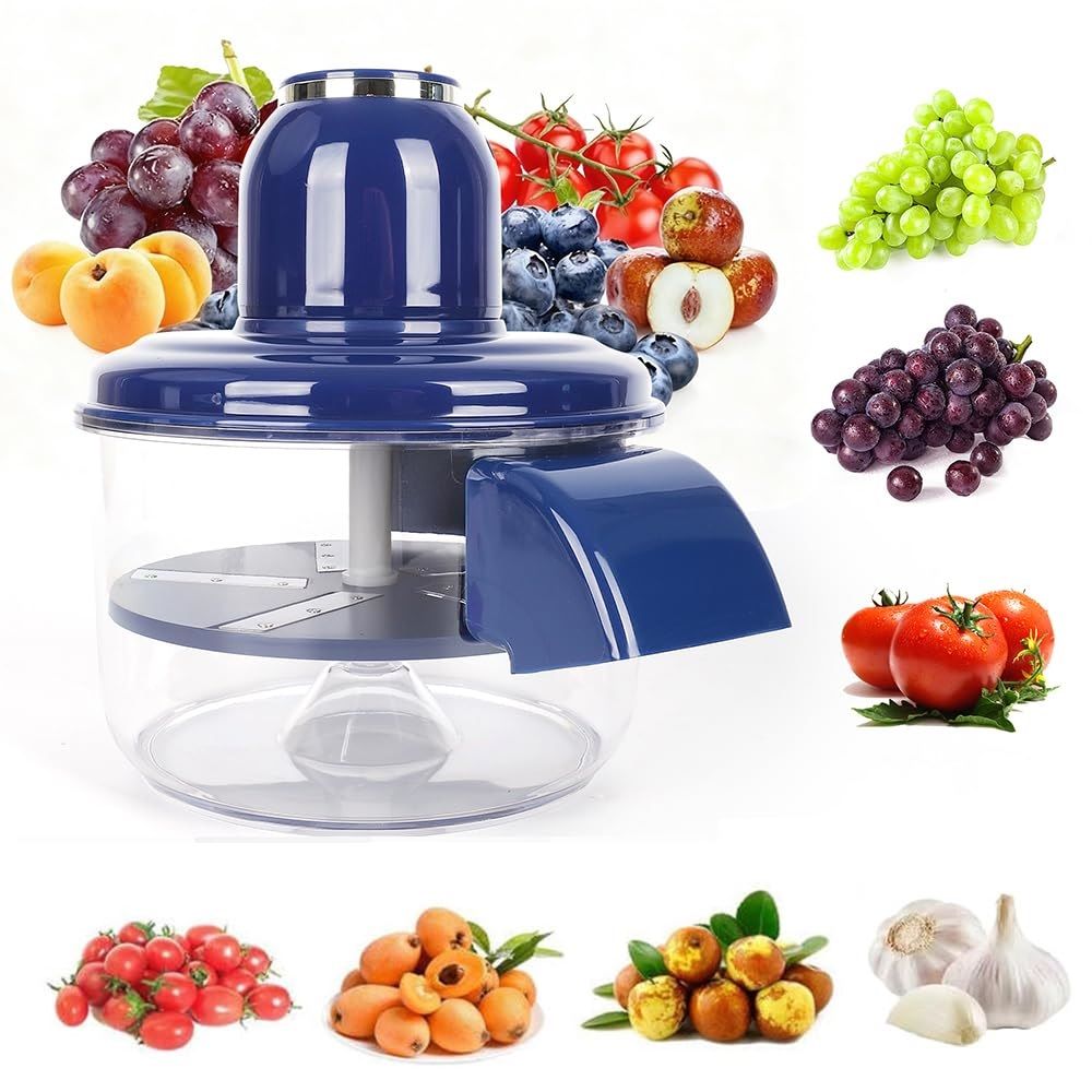 Automatic Grape Peeler Machine, Electric Garlic & Cherry Tomato Peeler Skin Remover Tool for Small Fruits, Effortless Peeling for Home Kitchen