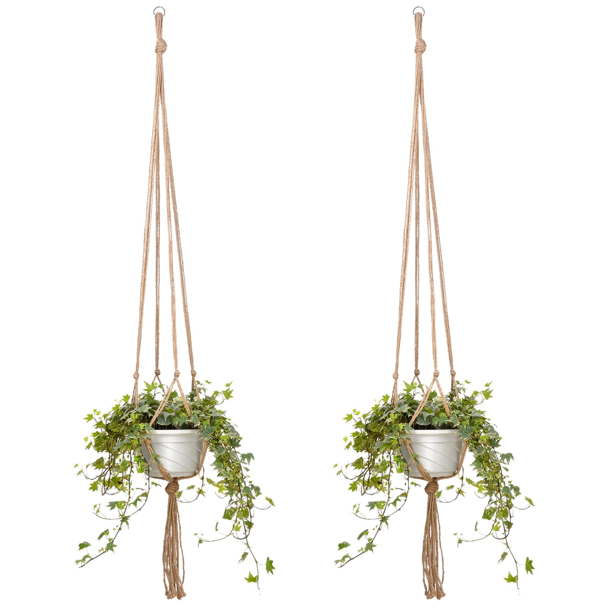 2 Pack 48 Inches Plant Hanger Flower Pot Plant Holder for Indoor Outdoor Decorations, Large, 4 Legs โ image 4