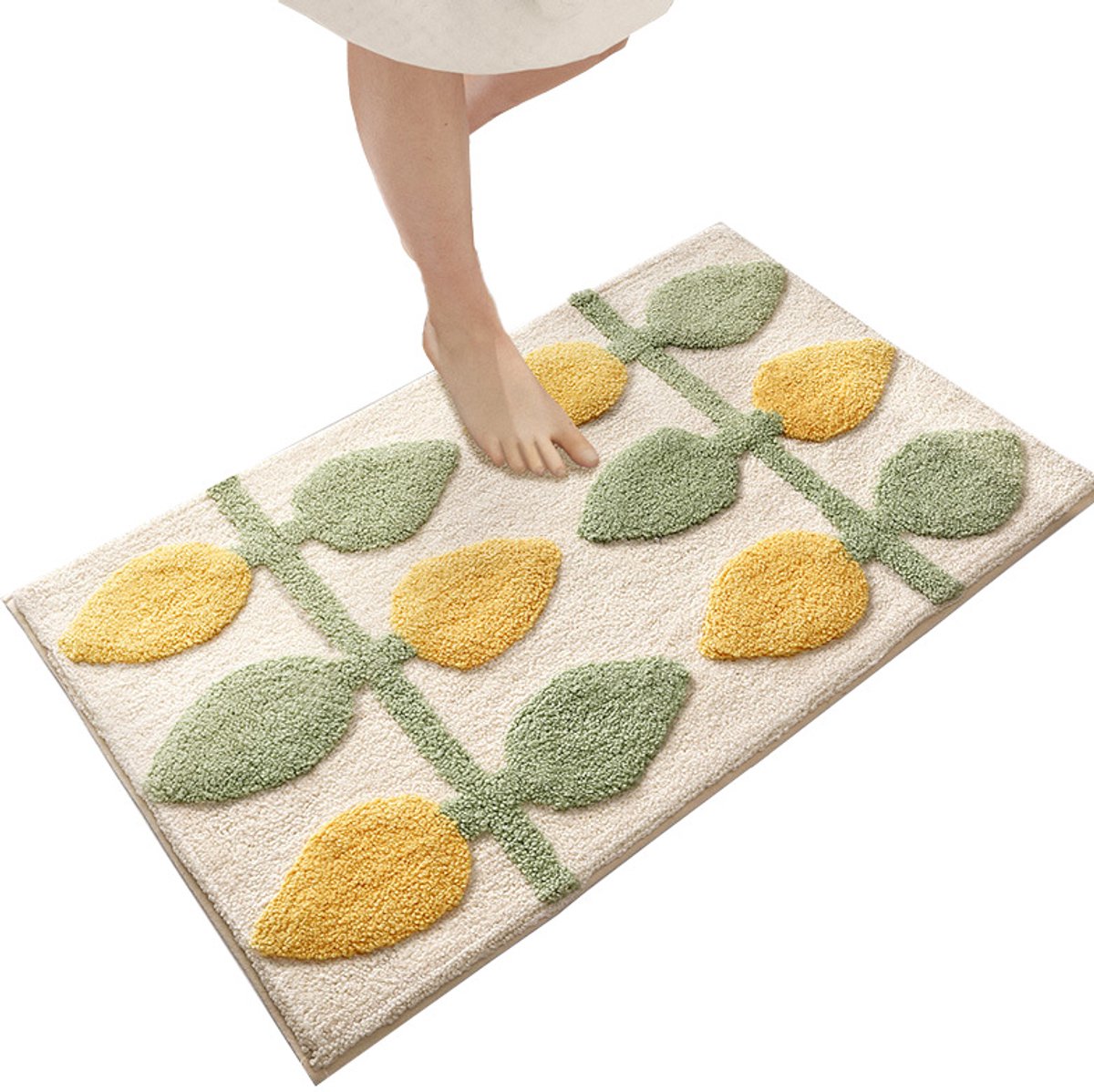 Non-slip bath mat - indoor/outdoor living room, kitchen, bedroom Non-slip bath mat - soft and absorbent bath mat (40 × 60cm) — image 3