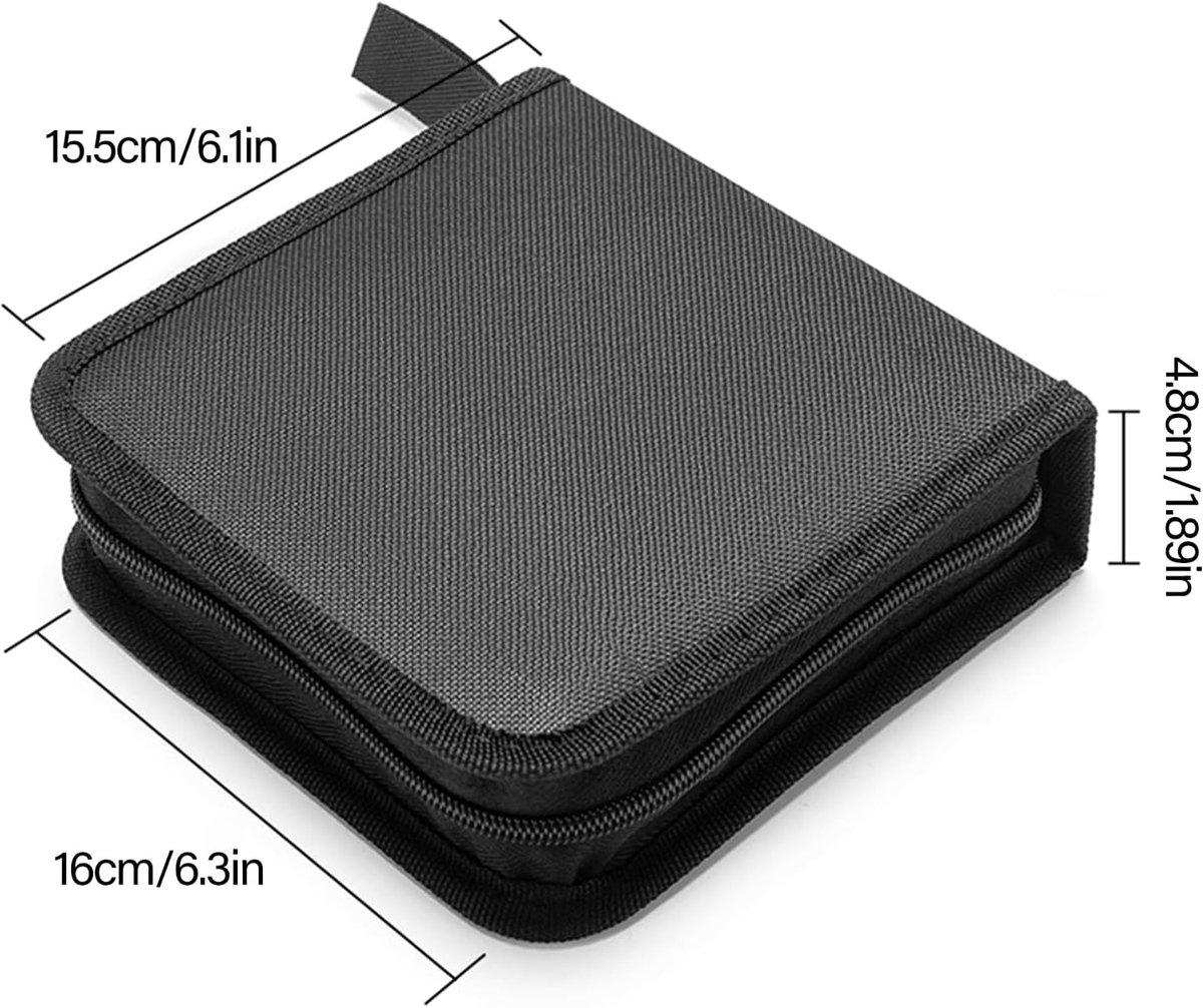 CD/DVD Storage Case - CD Bag - Oxford Cloth - With Zipper - CD Case Storage Folder - DVD Case - CD (Rom)/DVD Storage Case - CD/DVD Case Folder - CD/DVD Storage โ image 5