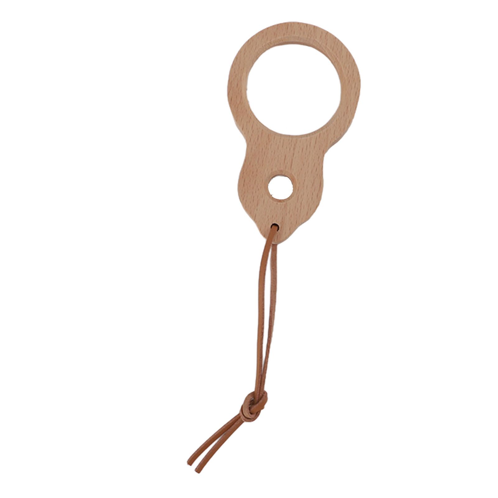 Wood Magnifying Glass Small Portable Smoothing Sturdy Multi Purpose Wooden Magnifier for Book Reading Study Home โ image 2