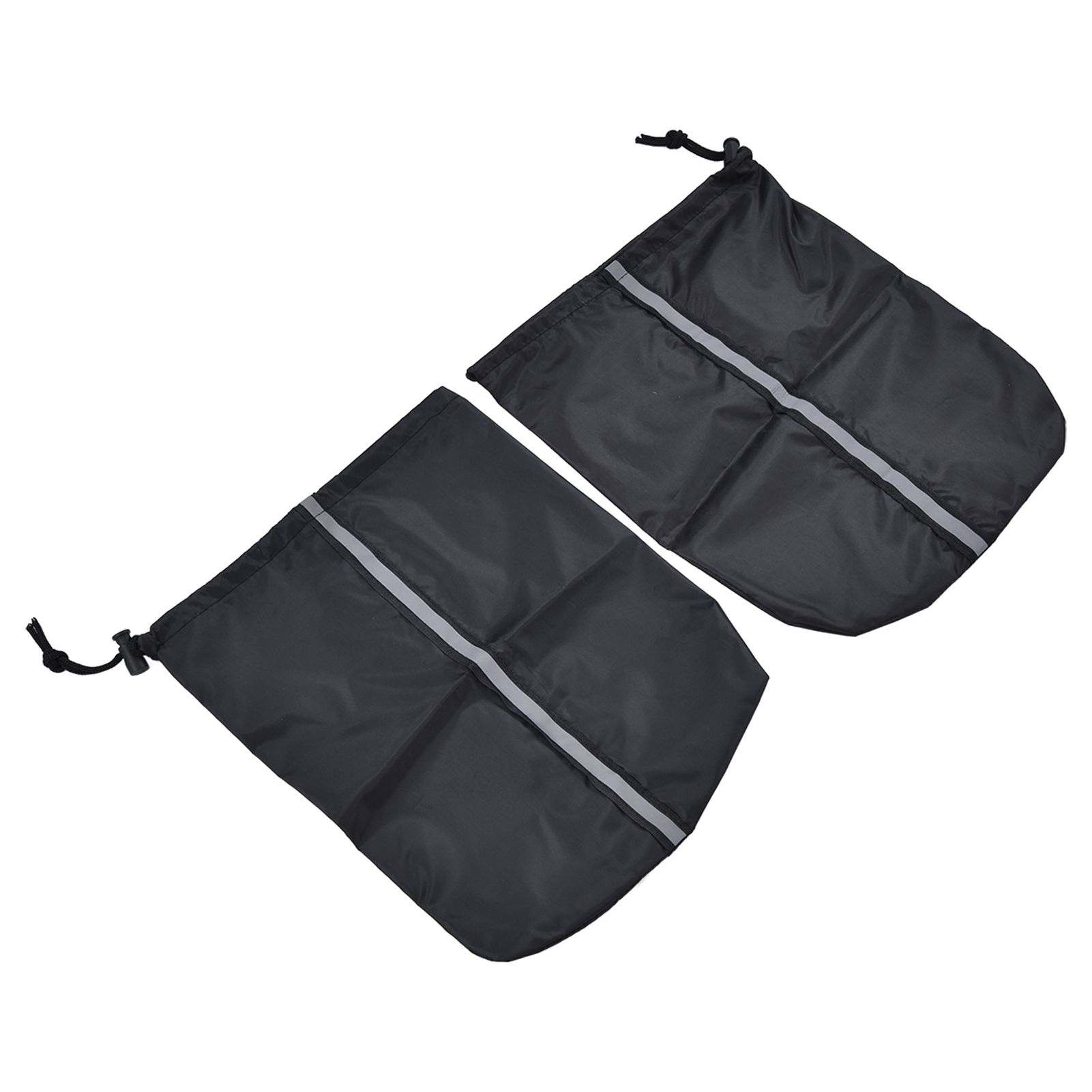 33x27cm Universal Car Mirror Cover Side View Mirror Cover Black Auto Rearview Protection Protector โ image 5