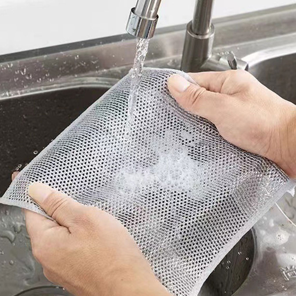 15-pack comfortable and effective wire dishcloths — image 2