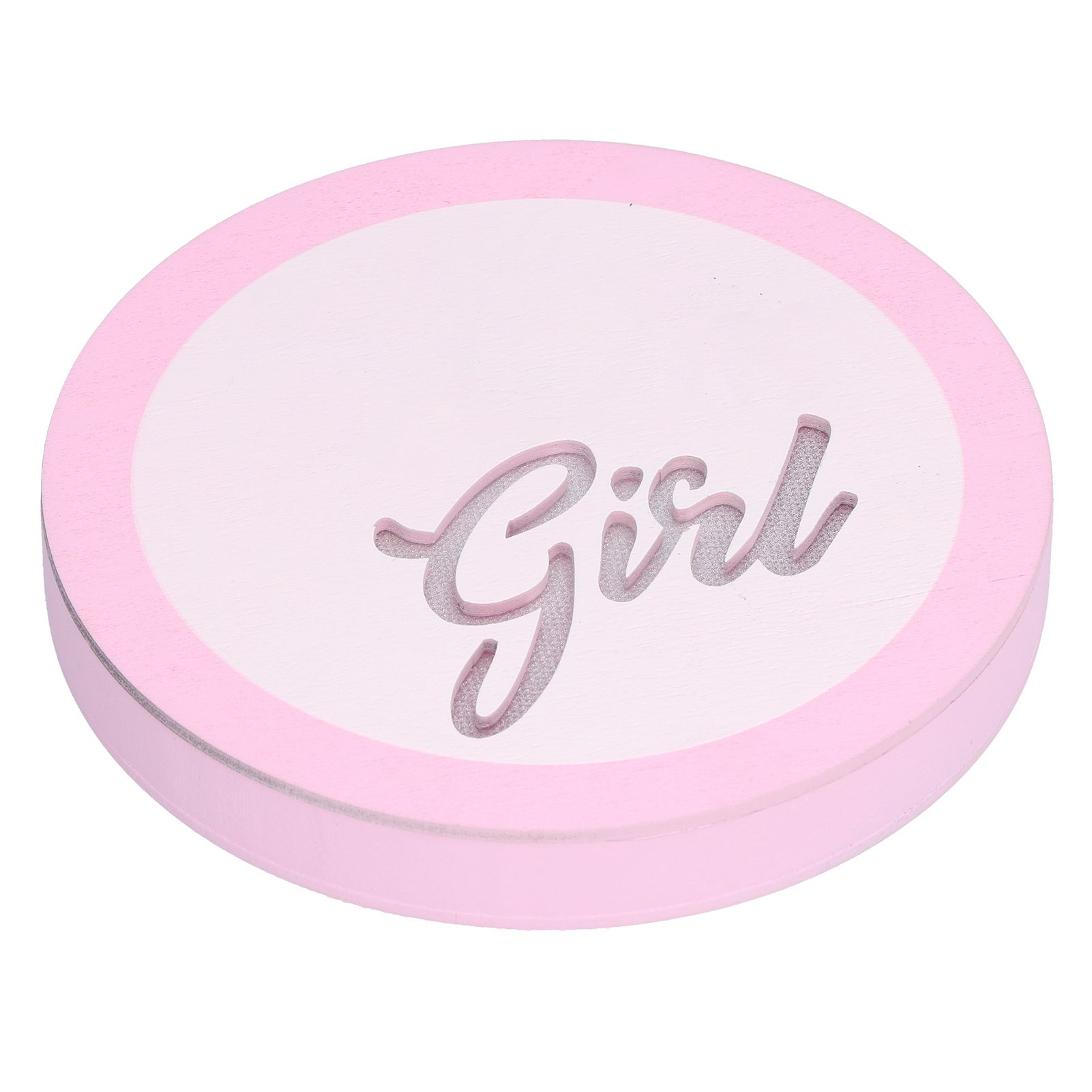 Wooden Baby Shower Sign Premium Boxwood Bright Color Safe Nontoxic Durable Wooden LED Baby Party — image 2