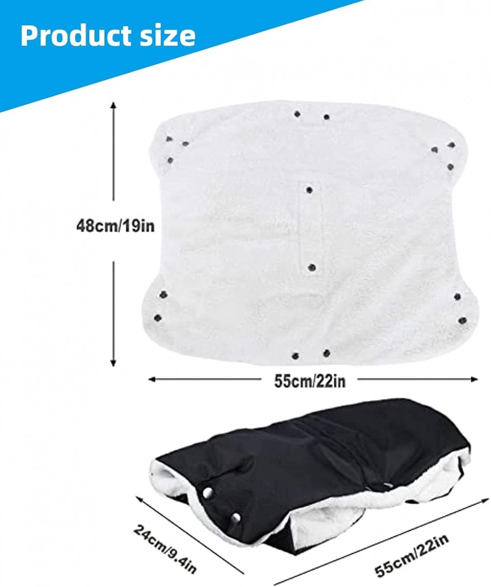 Stroller Glove Hand Warmer - Gloves for Strollers - Buggy Hand Warmer - Lined Gloves - Universal - Waterproof and Windproof - Warm Hands - Removable - Stroller — image 5