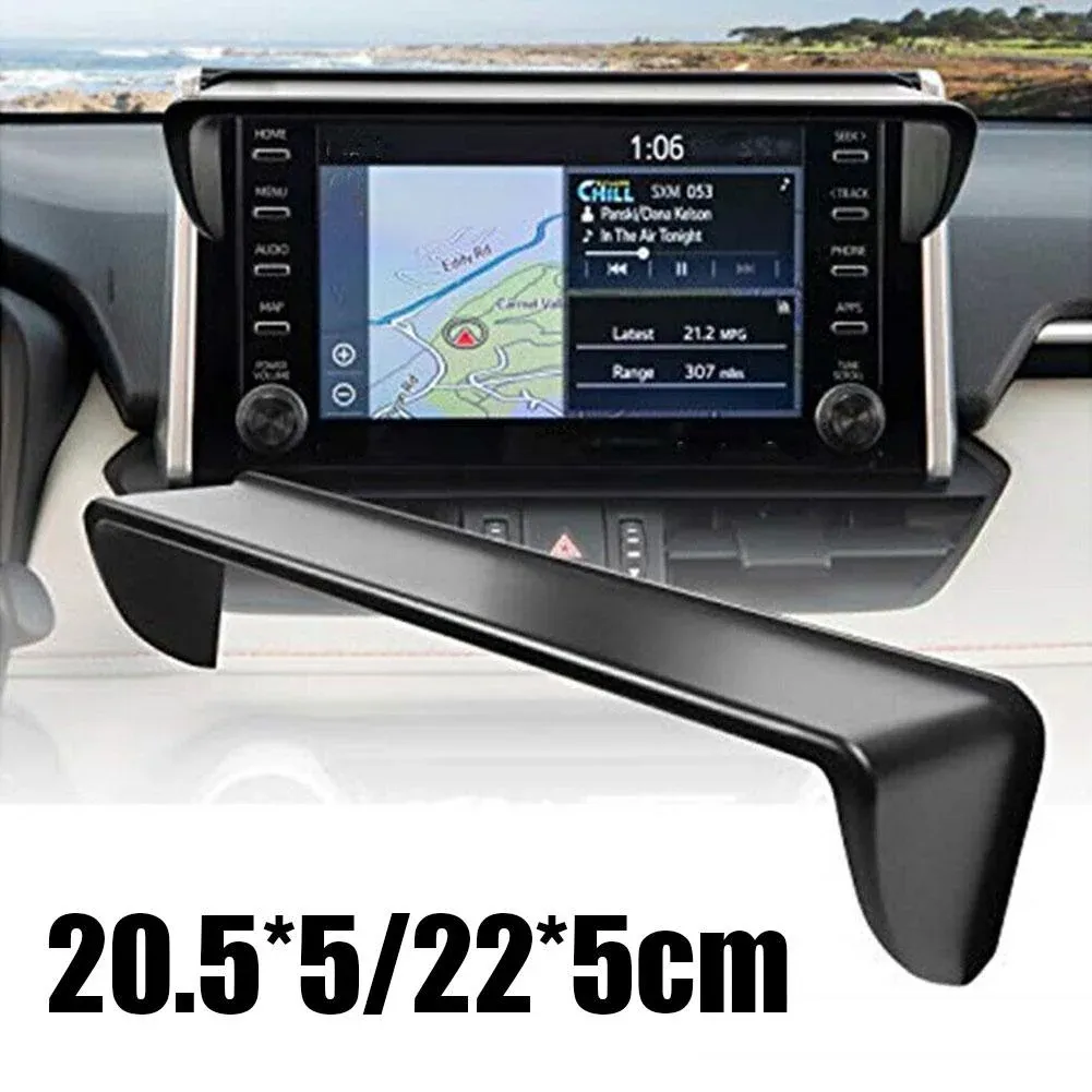 Universal Car GPS Sun Shade Visor Cover Anti Glare Shield for 7 to 8 Inch Navigation Screens Black, for Car Truck Motorcycle and Vehicle Use — image 3