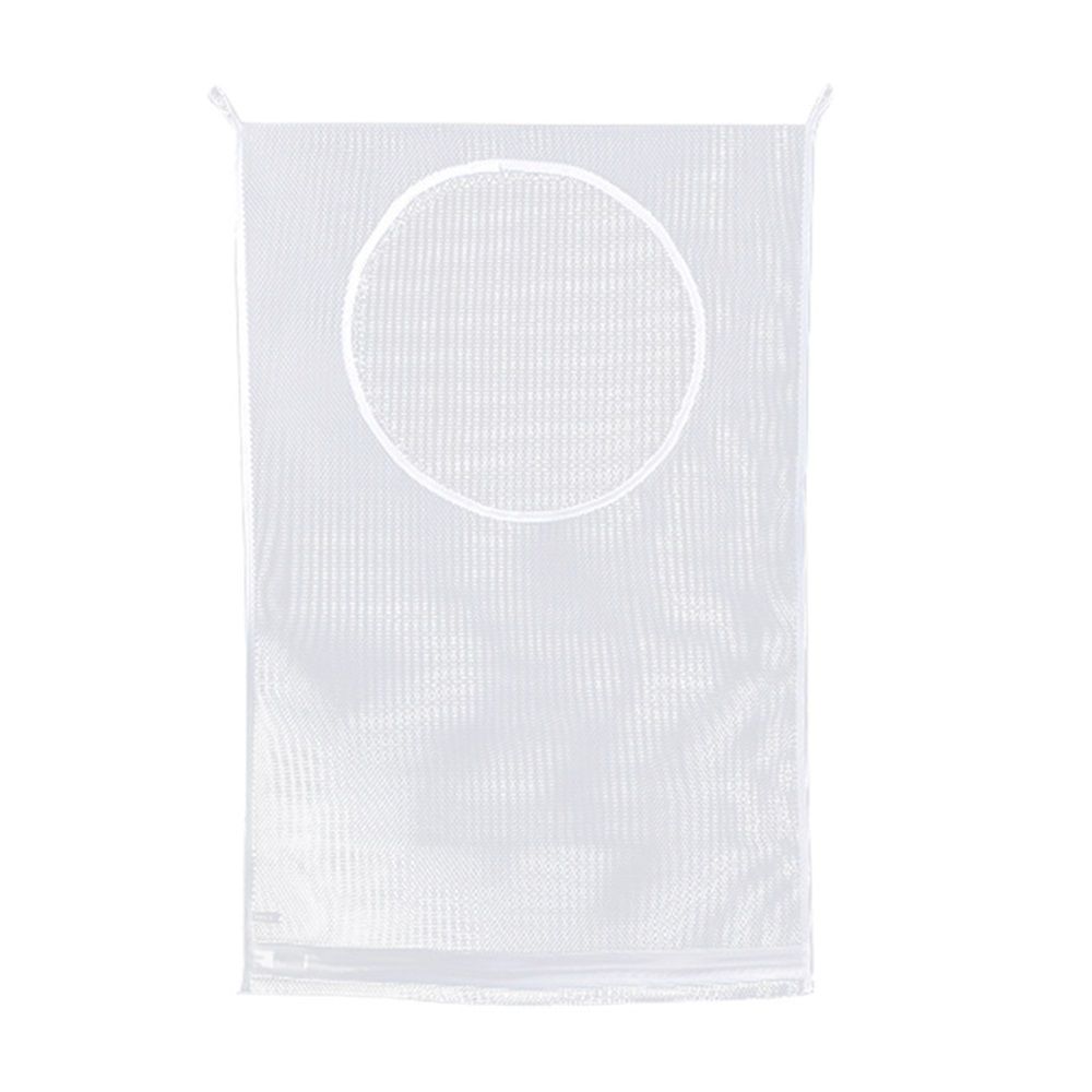 2 pack Hanging Laundry Hamper Bag, Portable Laundry Bag, 29 × 19 Inch Large Foldable Wall Hanging Laundry Basket with 2 × 2 Adhesive Hooks for Dirty Clothes