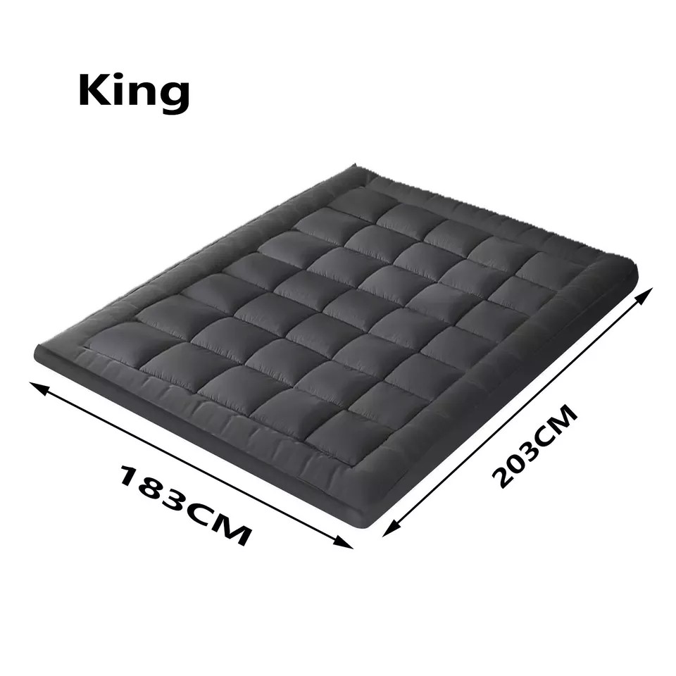 5CM Bedding Luxury Pillowtop Mattress Topper Mat Pad Antibacterial and dust mite-resistant King:183 × 203cm — image 2