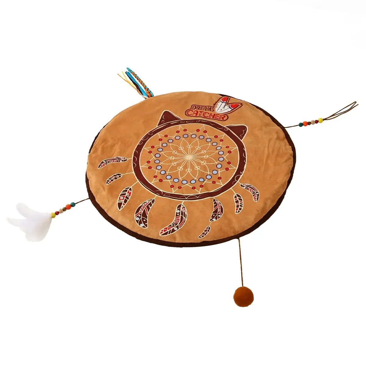 Bohemian Style Pet Bed Mat Washable Non Slip for Dogs Cats All Seasons Home Use — image 2