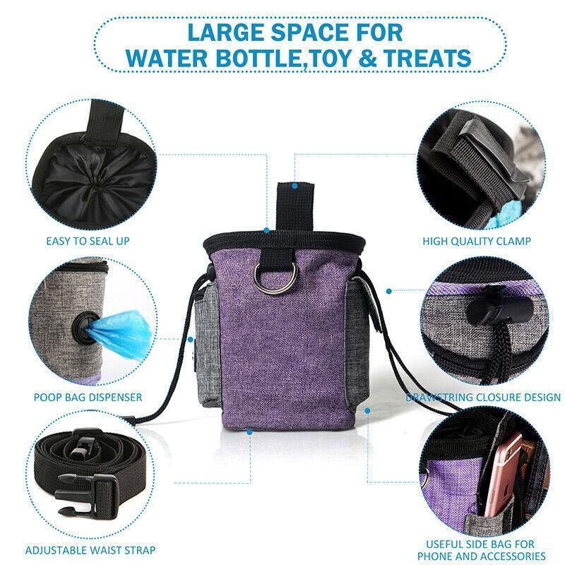 Puppy Pet Dog Obedience Training Treat Bag Feed Pouch Garbage Collection Bag Au — image 5