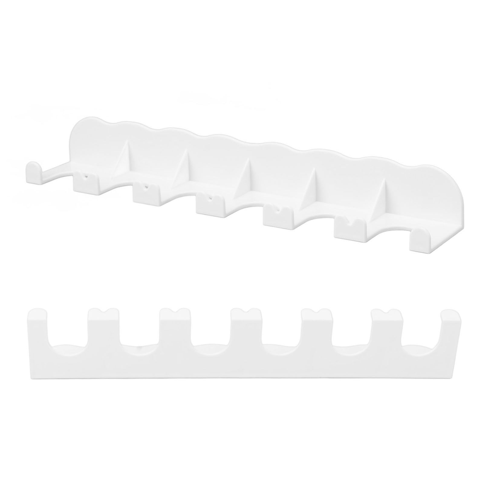Food Pouch Hanger ABS 6 Holes Food Pouch Hanger Organizer for Round Helicopter Lid Type Yogurt Bottle — image 4
