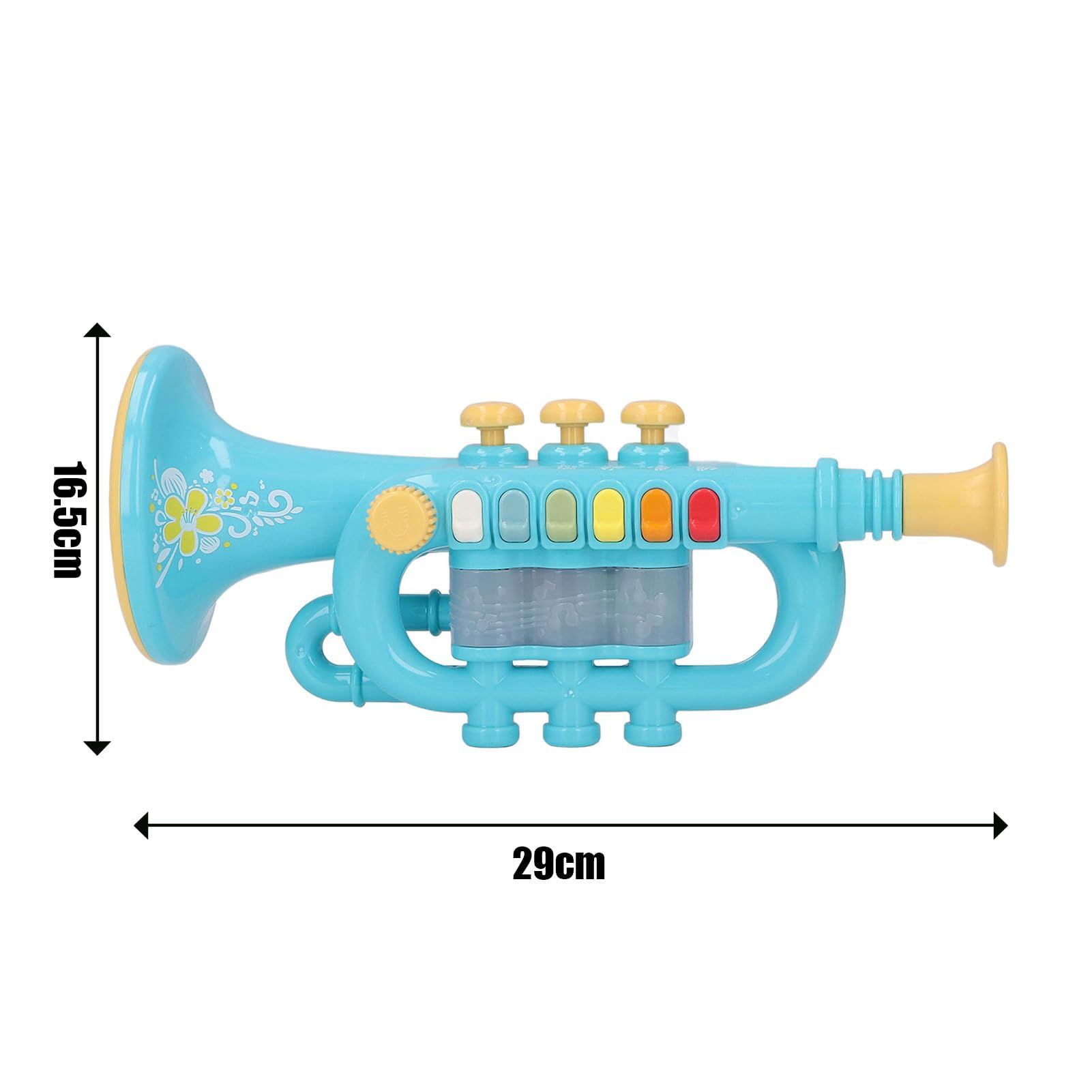 Musical Instruments, Kid Trumpet Children Preschool Music Toy for Boys and Girls(Blue) exercise children's listening ability โ image 2