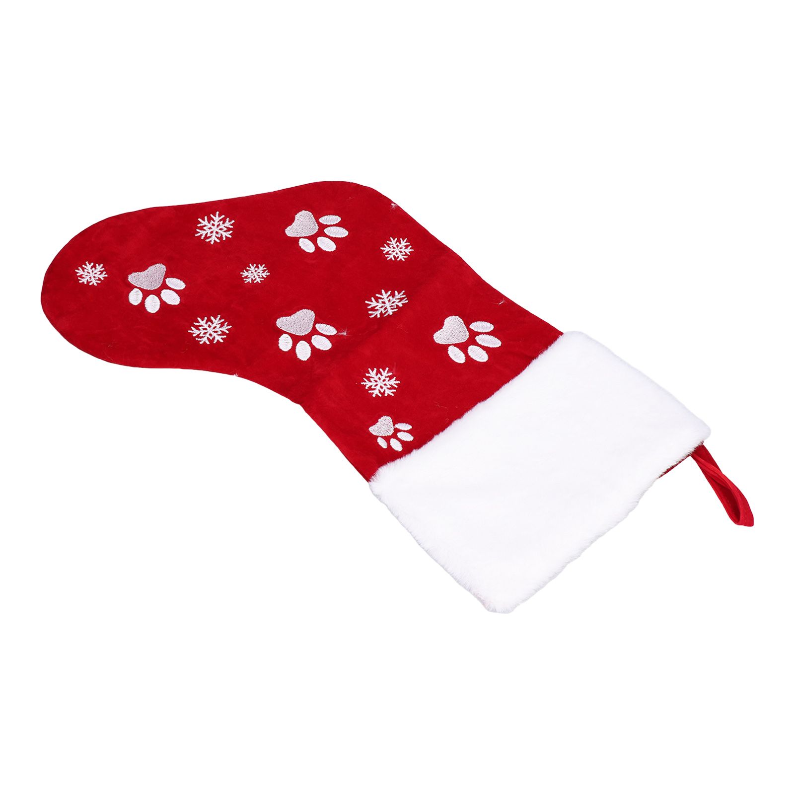 Christmas Stocking Gift Bag Xmas Tree Hanging Pendant Craft for Home Party Decorative OrnamentRed โ image 3